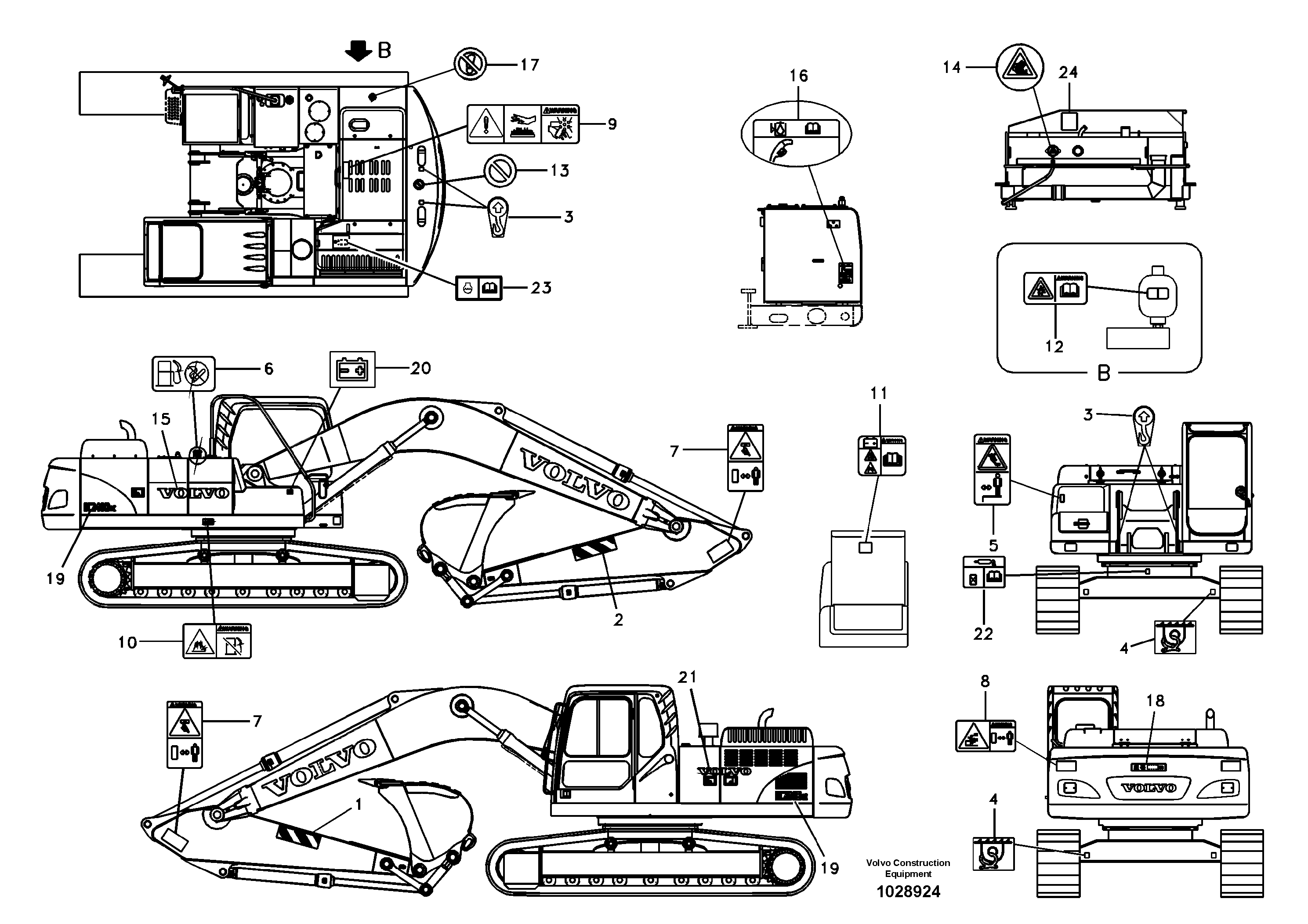 Cylinder Block VOE14558903 VOLVO