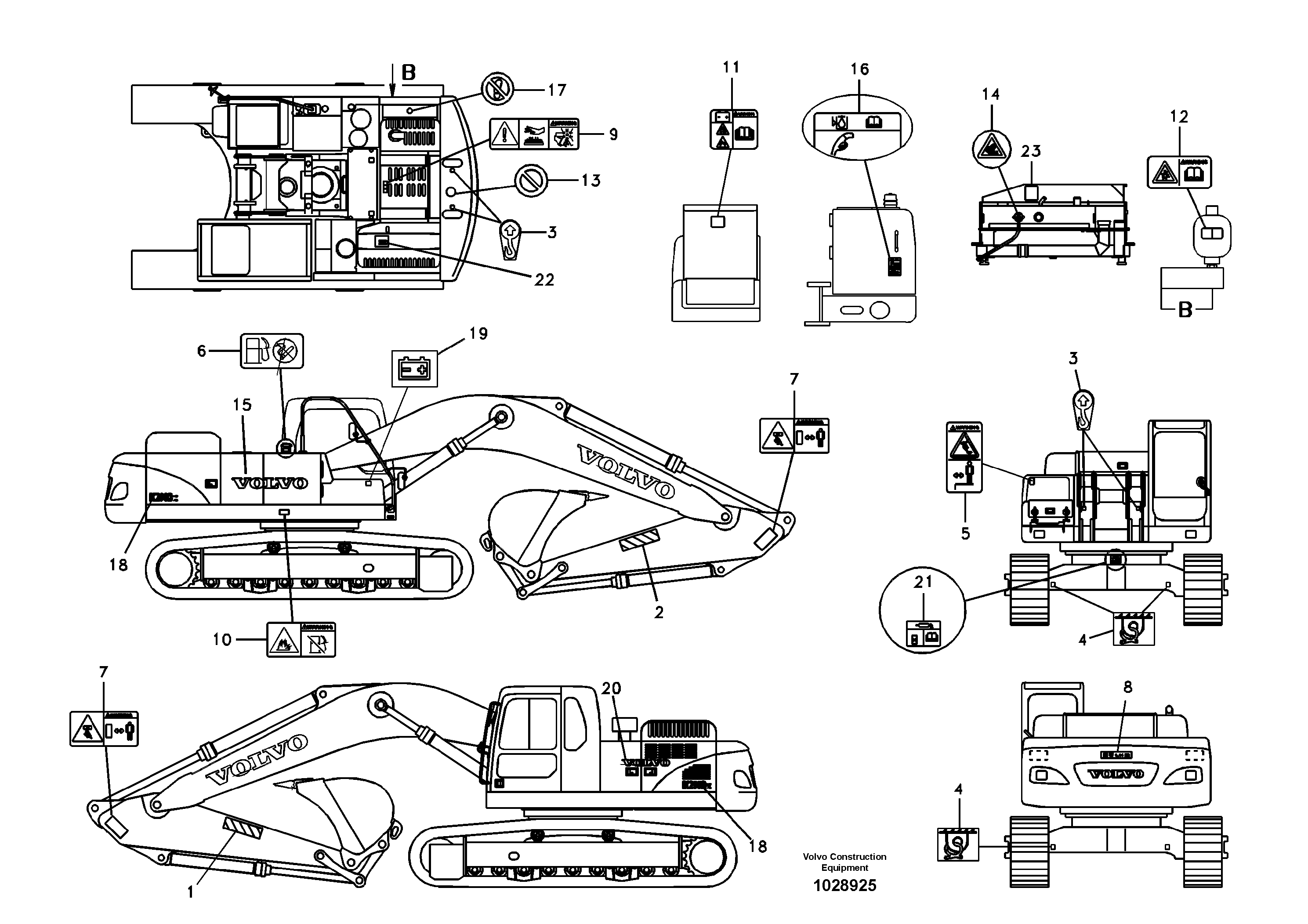 Cylinder Block VOE14558905 VOLVO