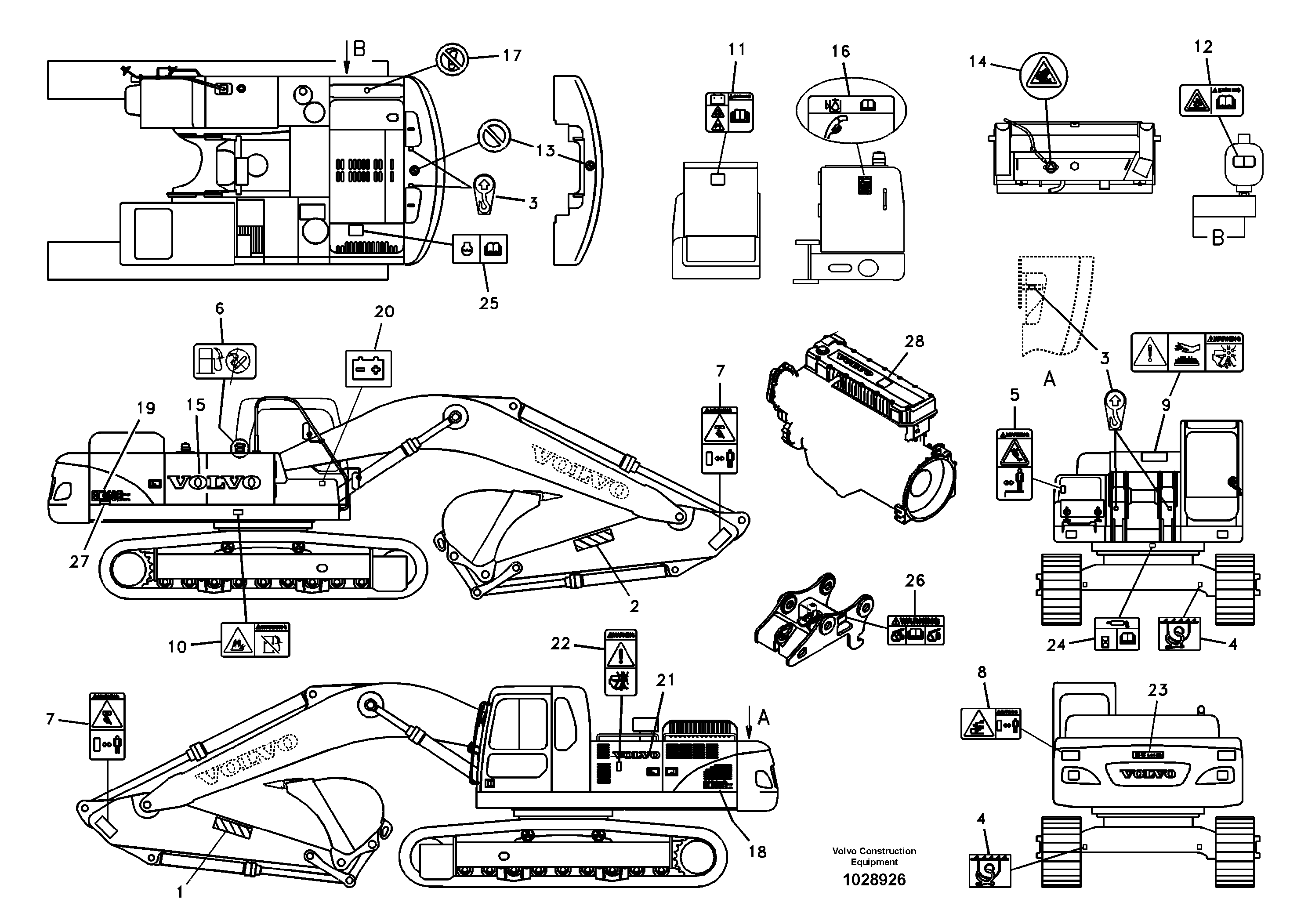 Cylinder Block VOE14558907 VOLVO