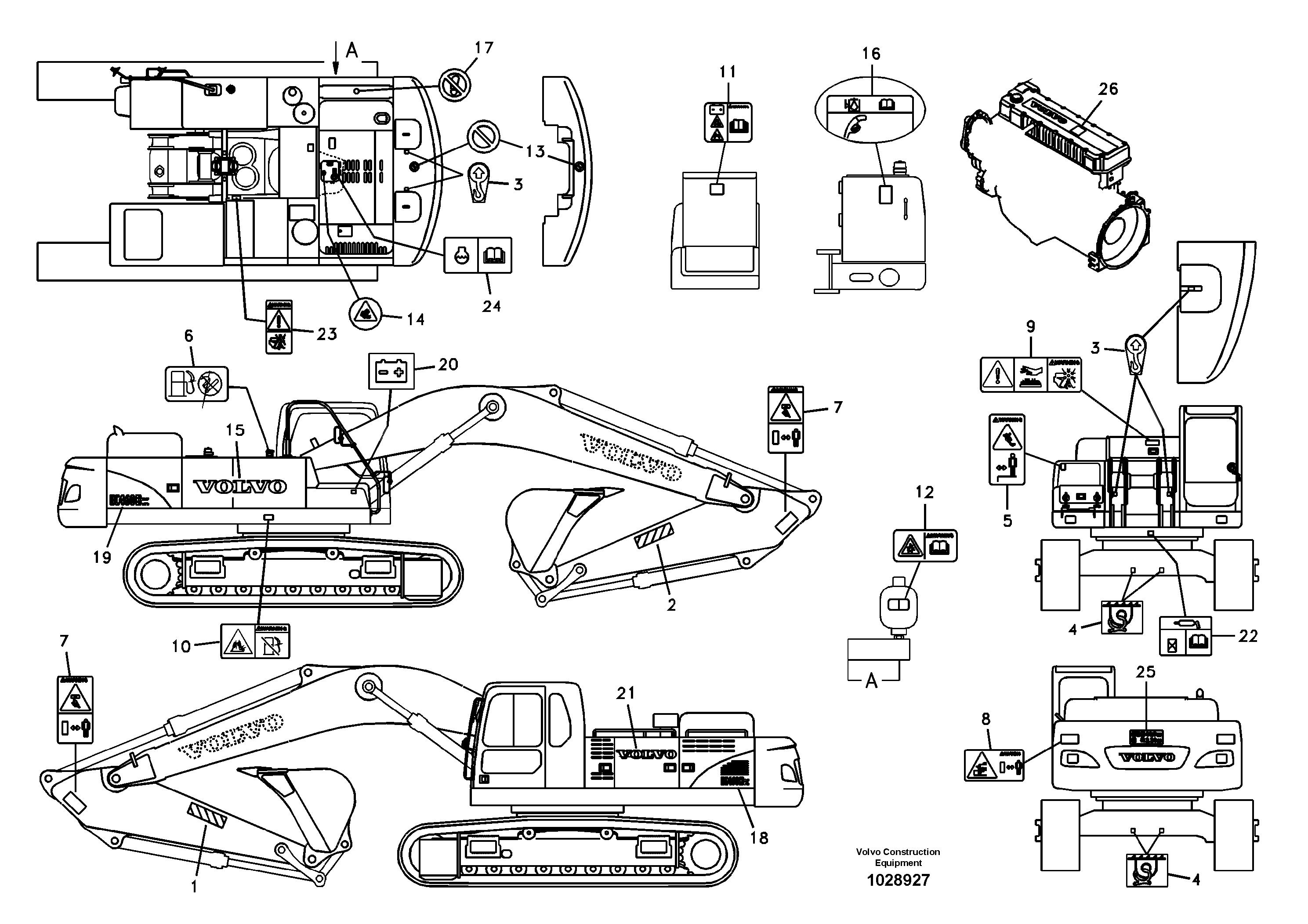 Cylinder Block VOE14559025 VOLVO
