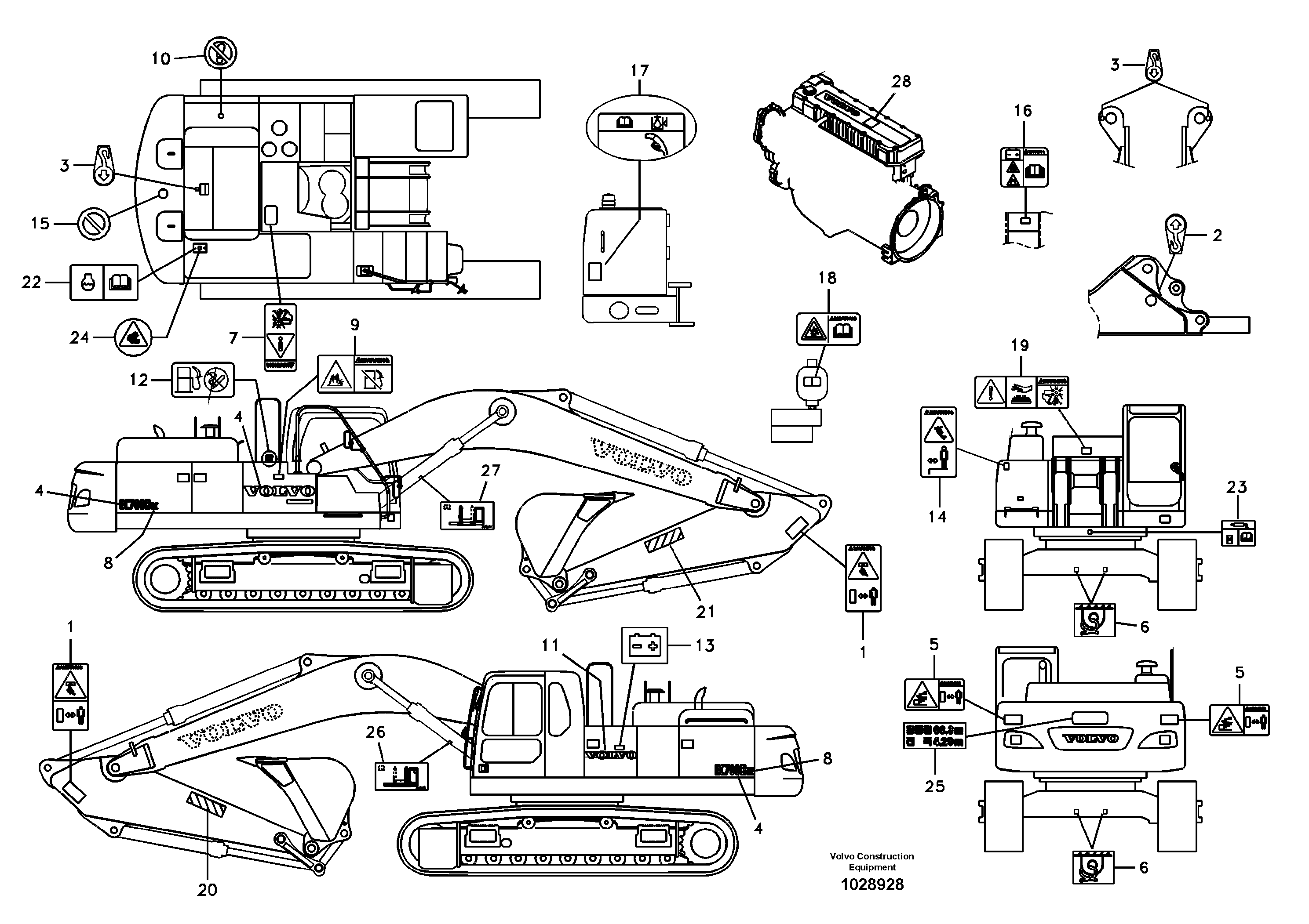 Decal VOE14531244 VOLVO