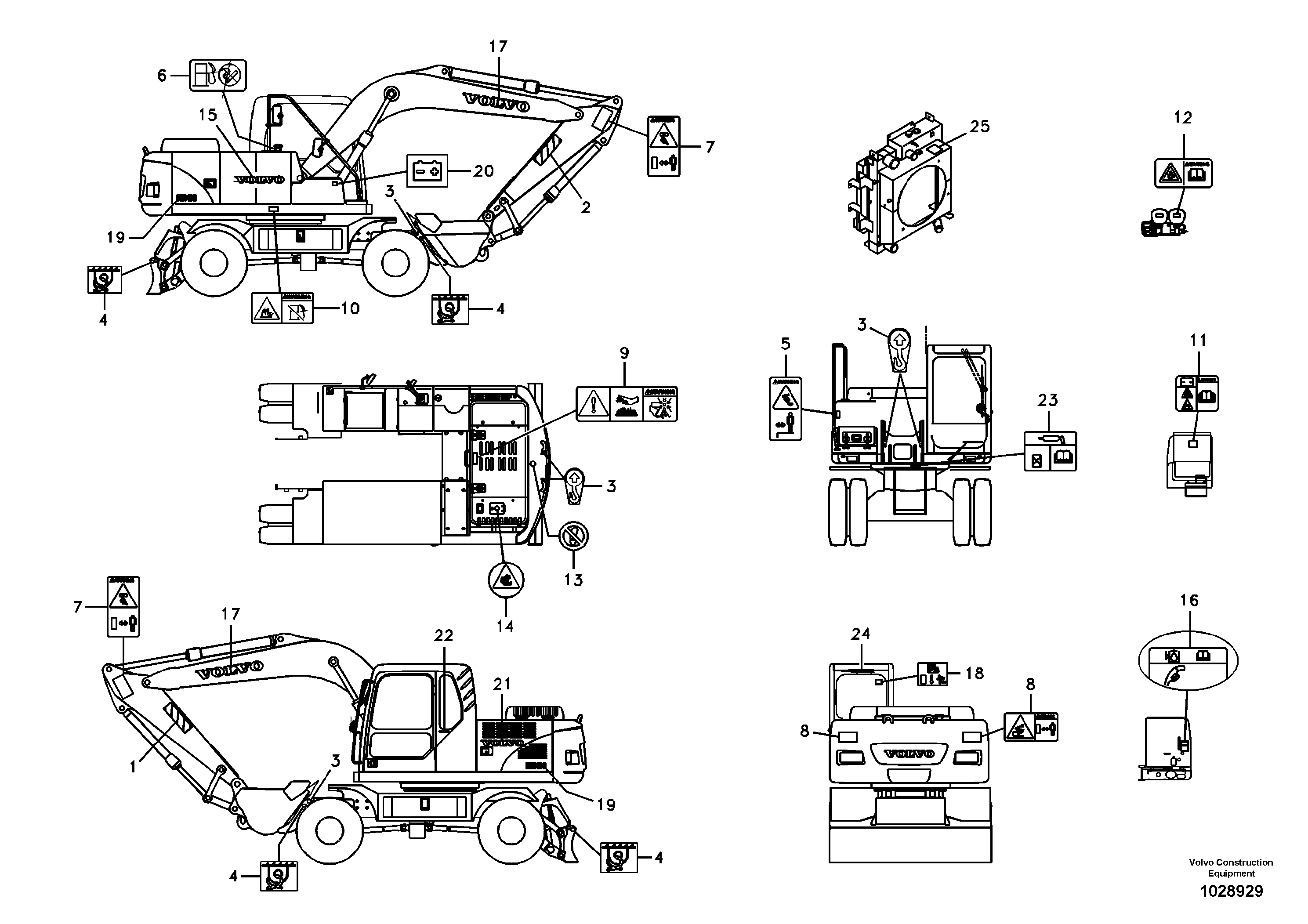 Cylinder Block VOE14559028 VOLVO