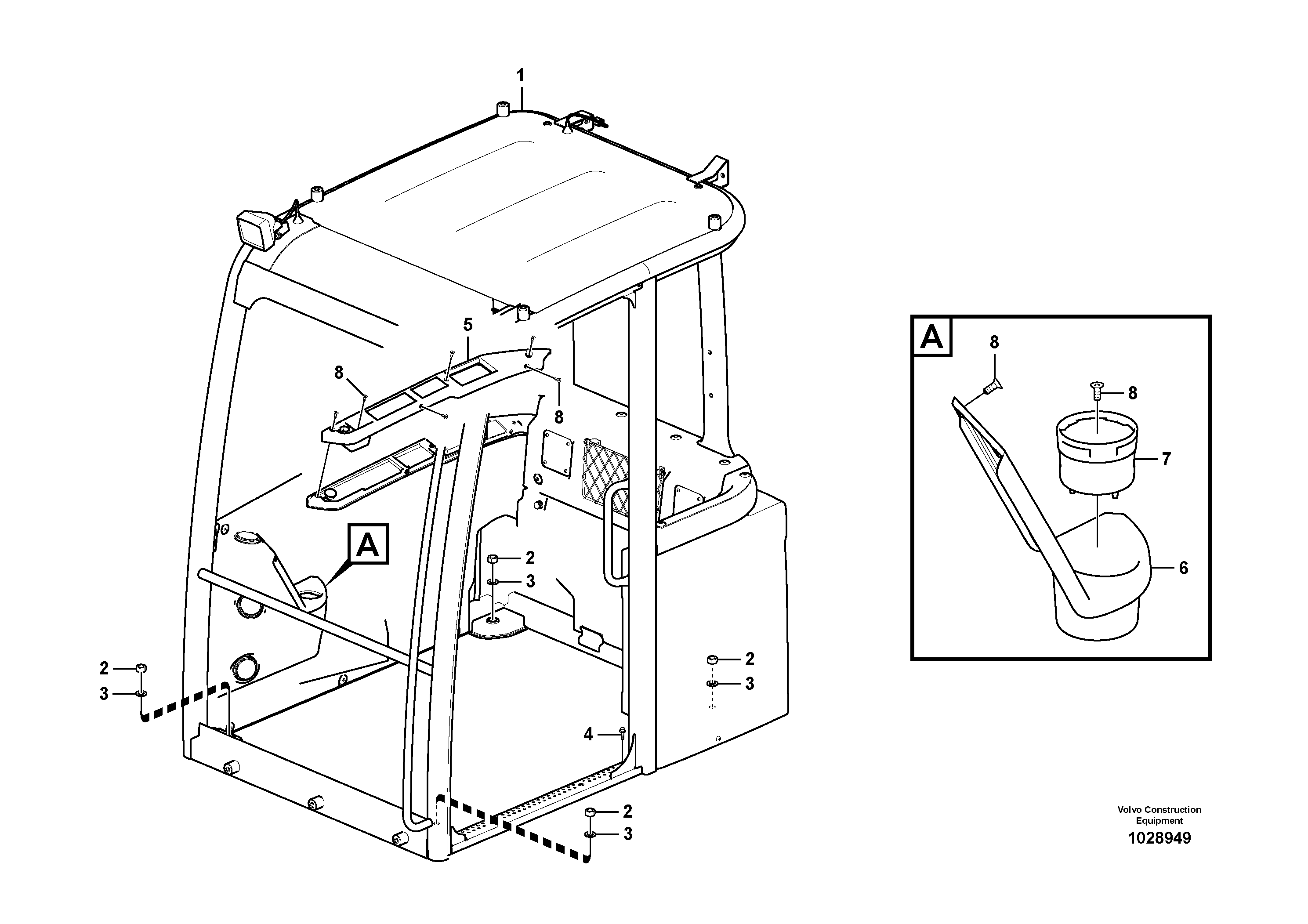 Lock Arm VOE14534489 VOLVO