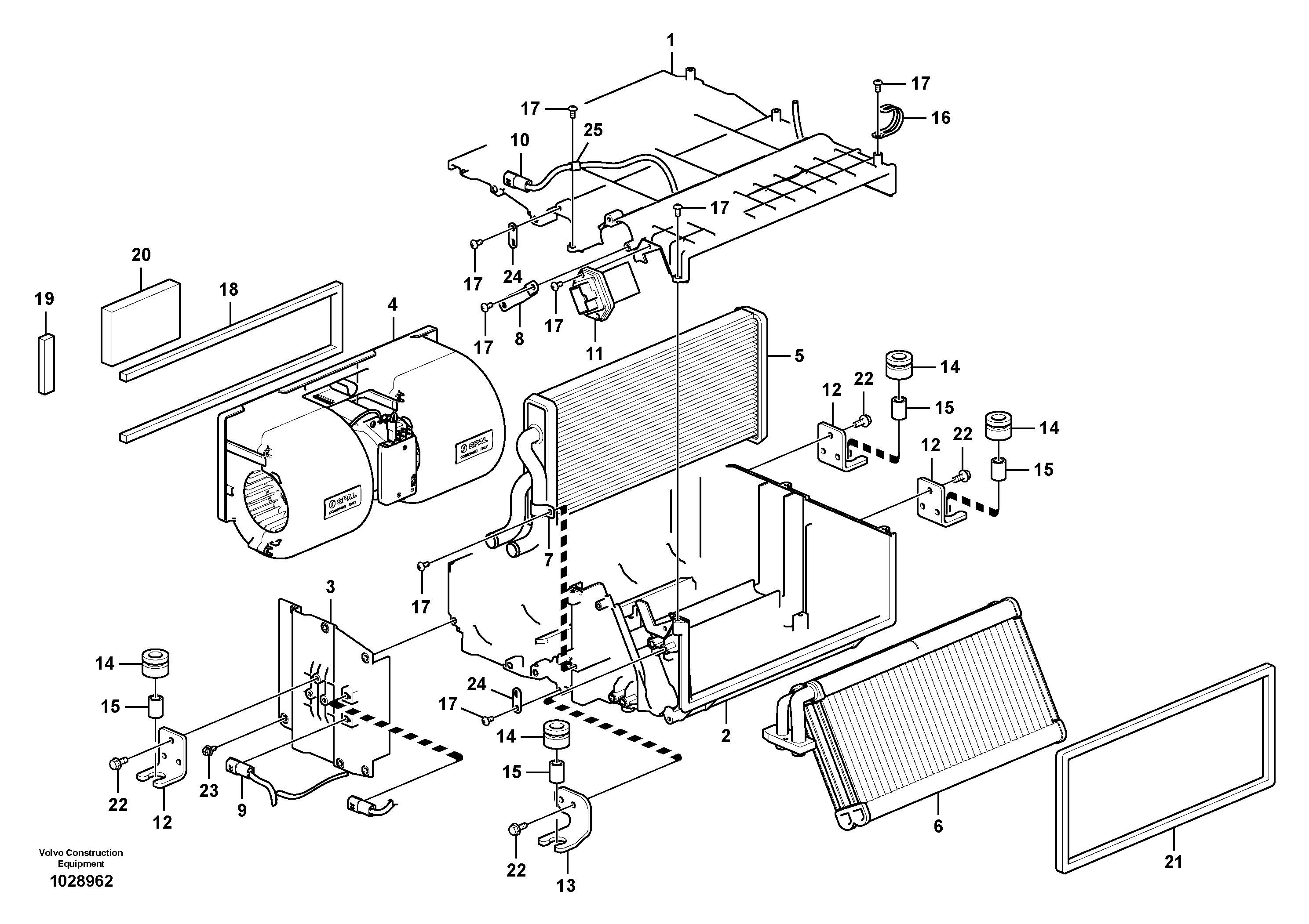 Bracket VOE14613897 VOLVO