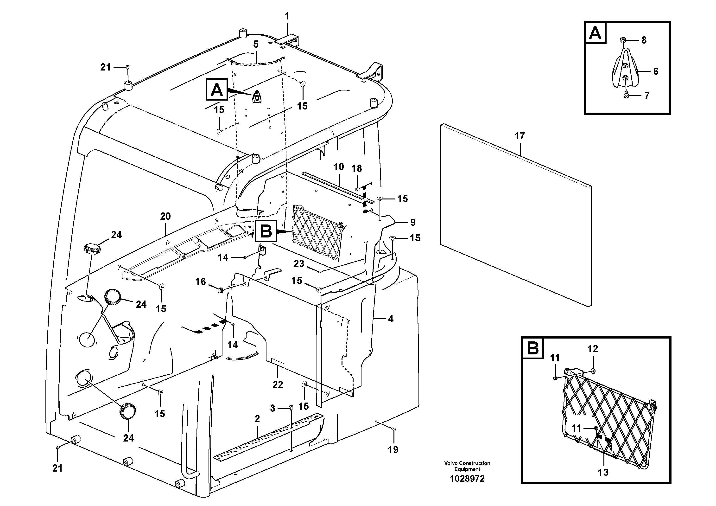 Padding VOE14586796 VOLVO
