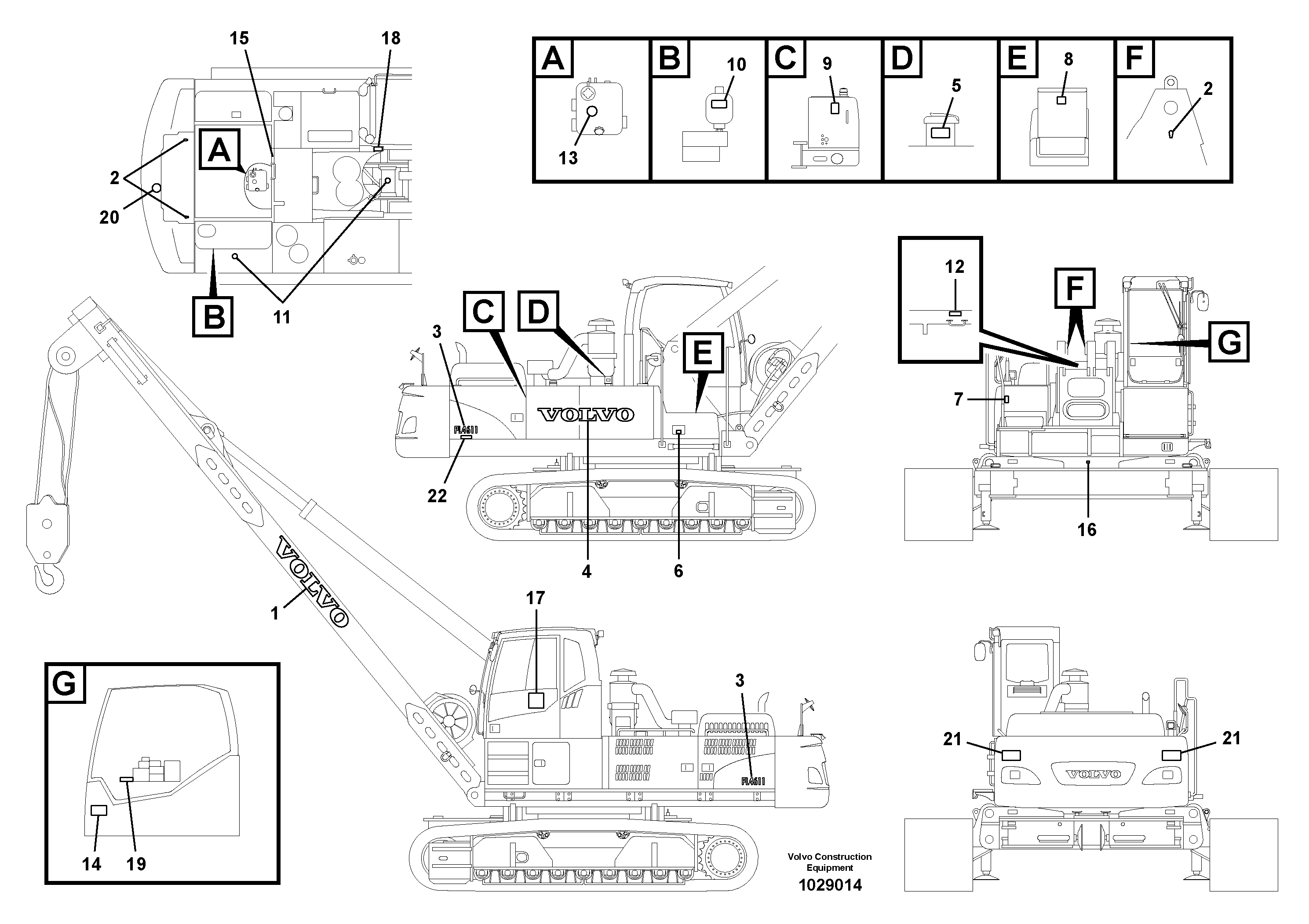 Cylinder Block VOE14587149 VOLVO
