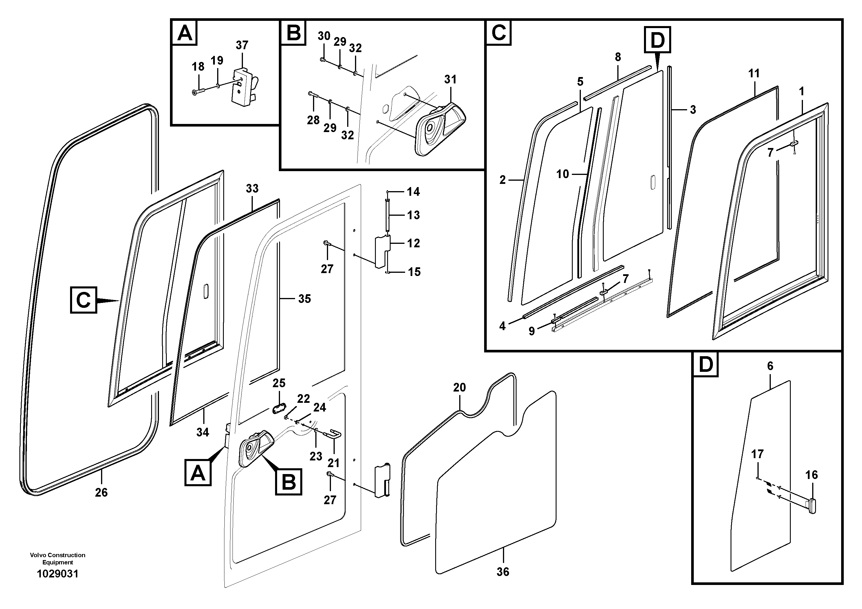 Cabin roof RM/VOE14586614 VOLVO