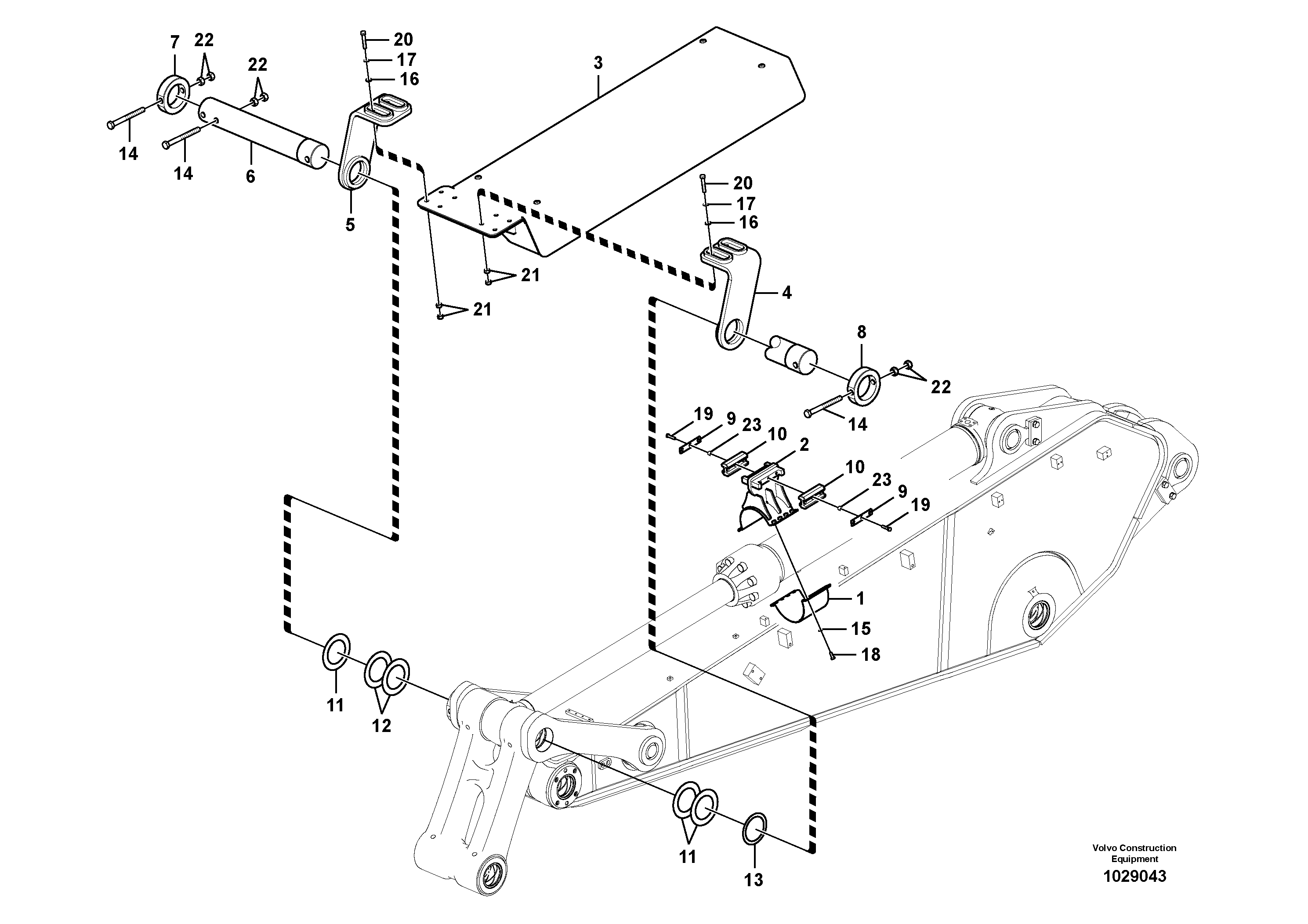 Protecting plate VOE14588719 VOLVO