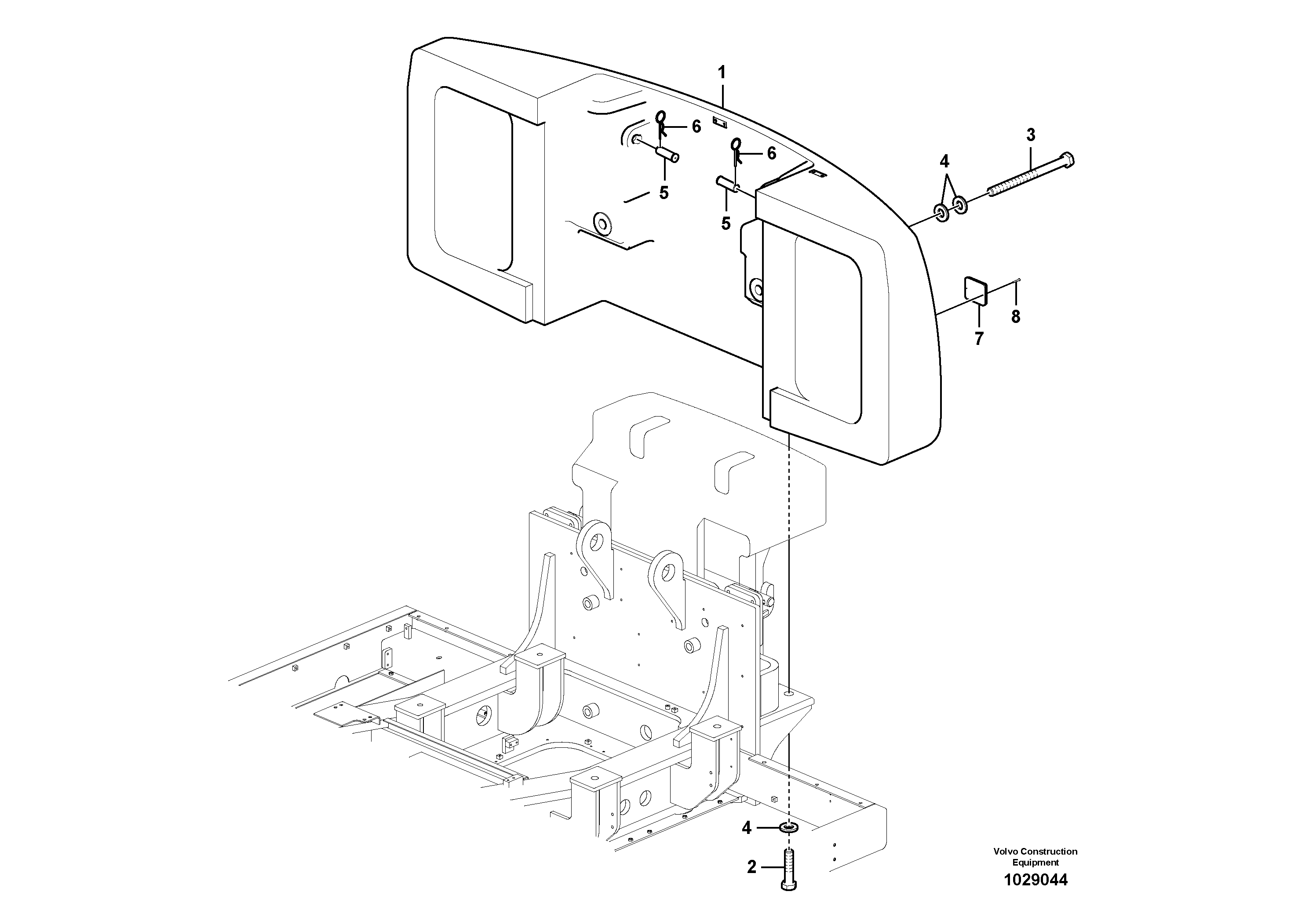 Cylinder Block VOE14610341 VOLVO