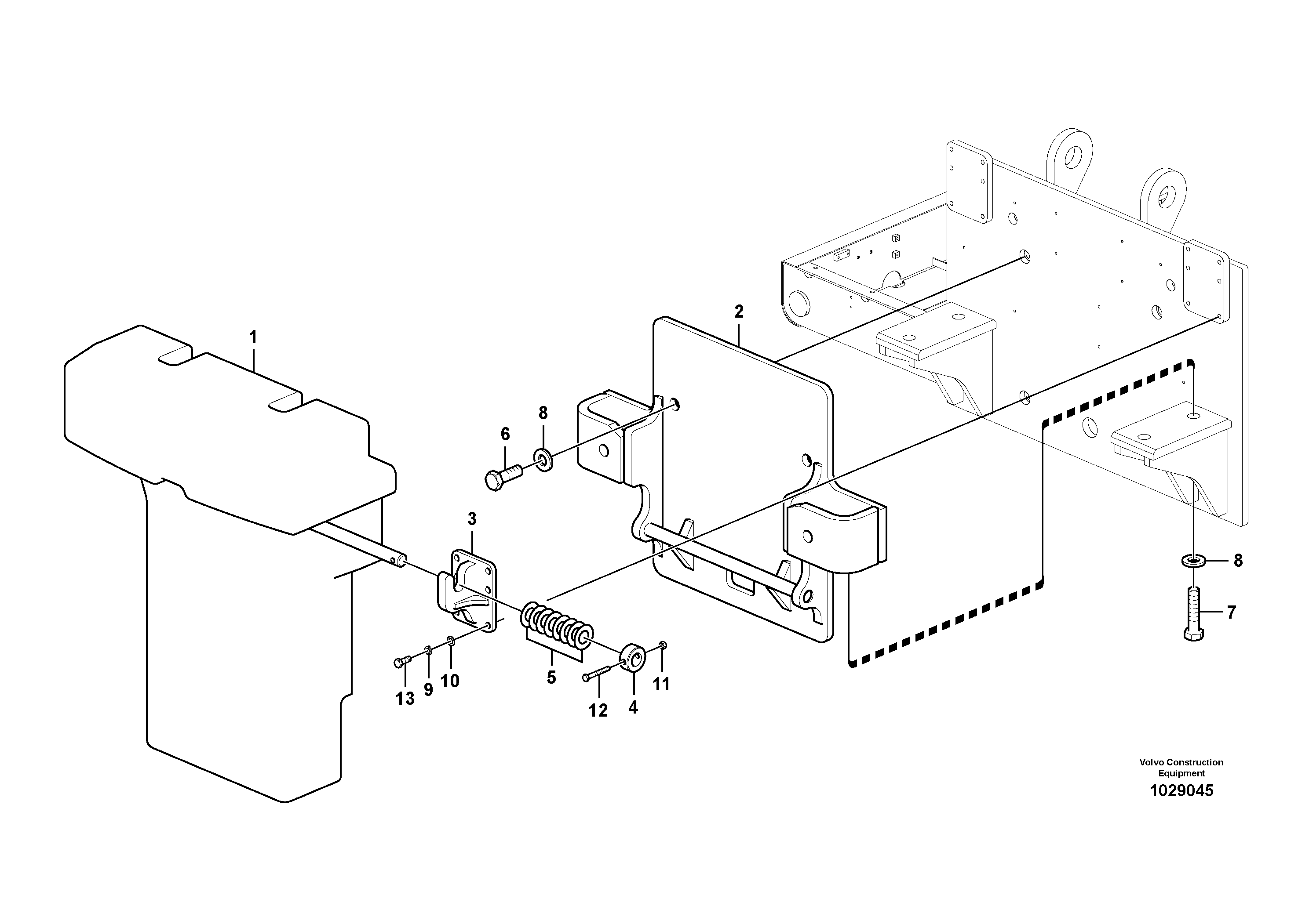 Bracket VOE14588495 VOLVO