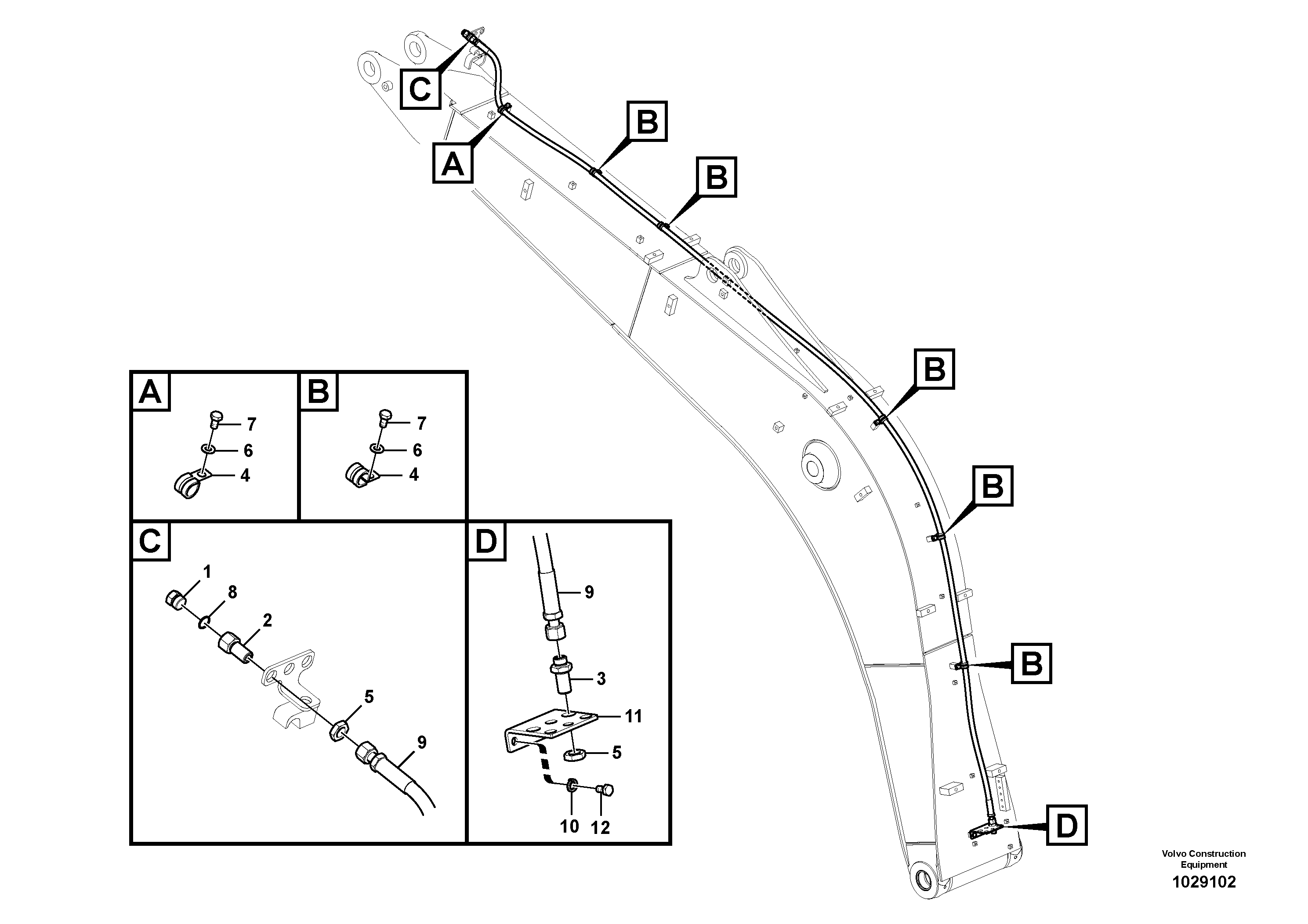 Seat frame VOE14701662 VOLVO