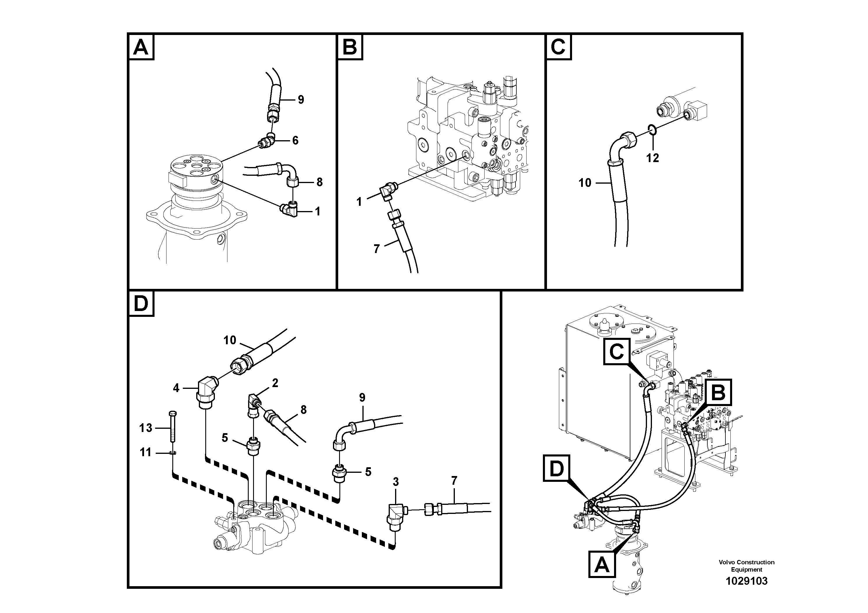 Timing gear casing VOE937901 VOLVO