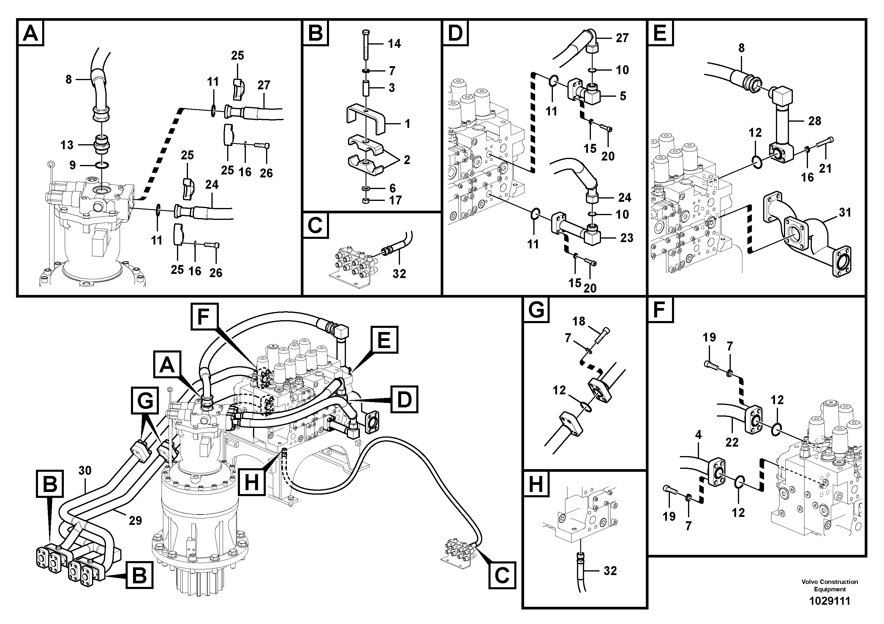 Timing gear casing VOE15042444 VOLVO