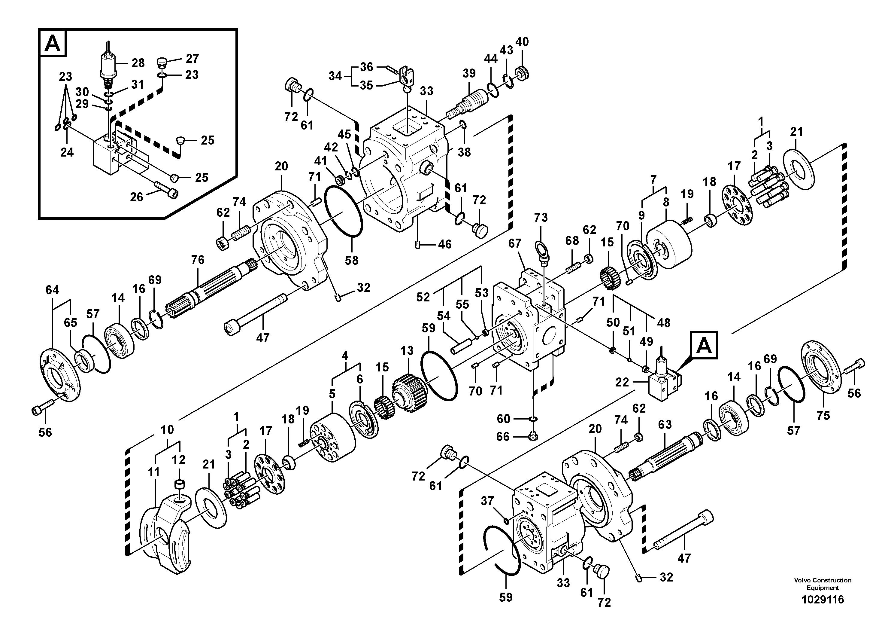 Rubber Clamp VOE14601425 VOLVO