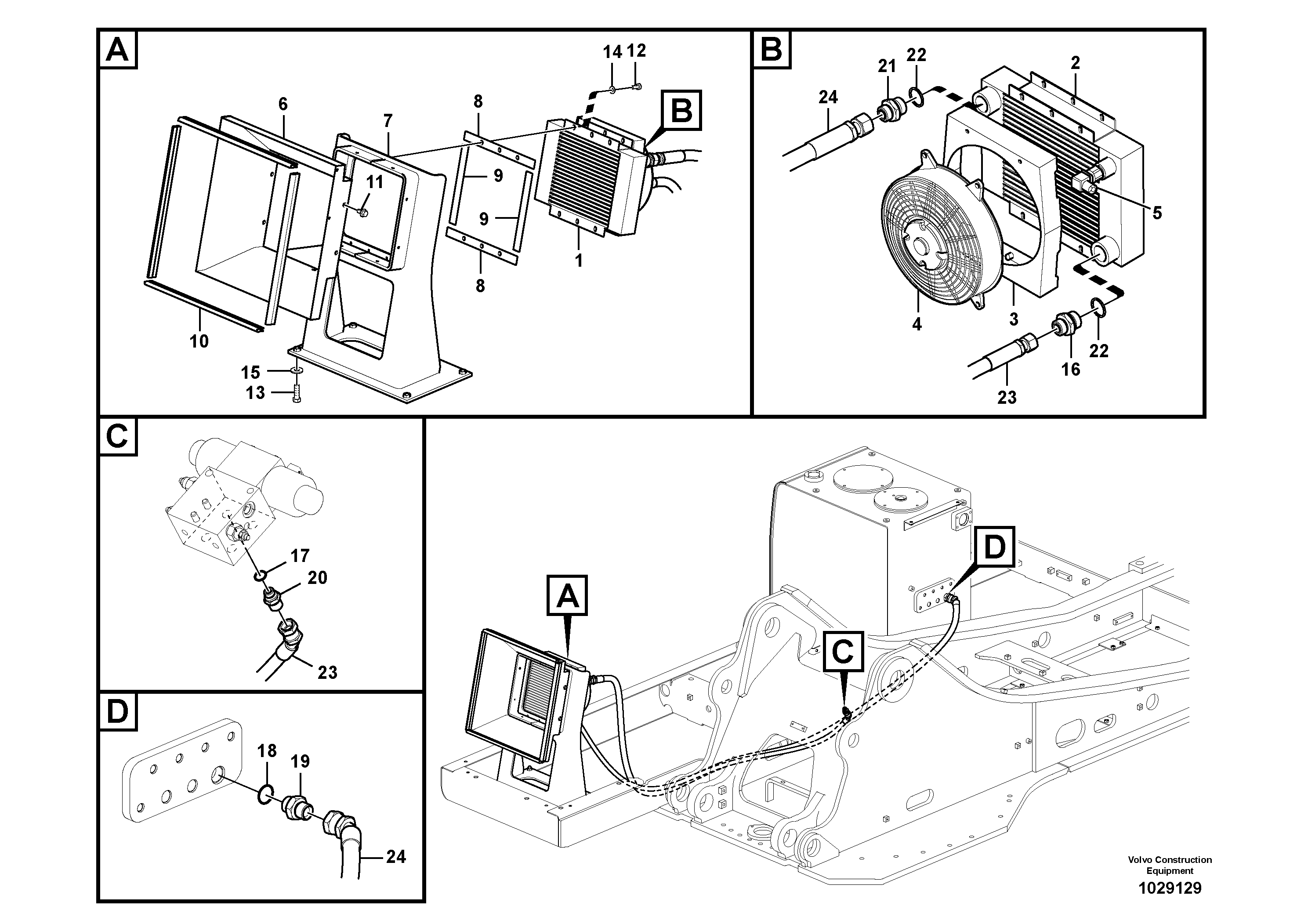 Решетка динамика VOE14562152 VOLVO