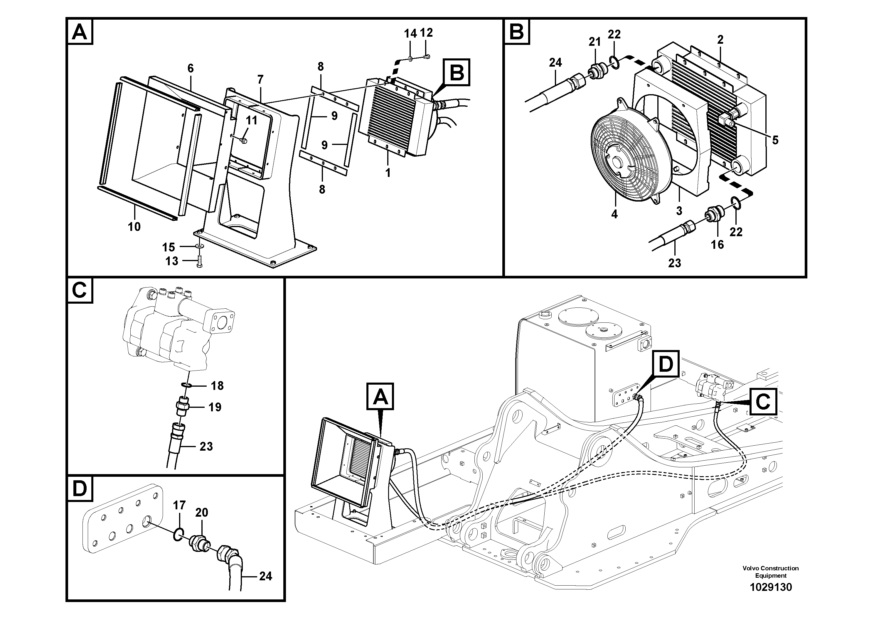 Timing gear casing SA9451-04382 VOLVO