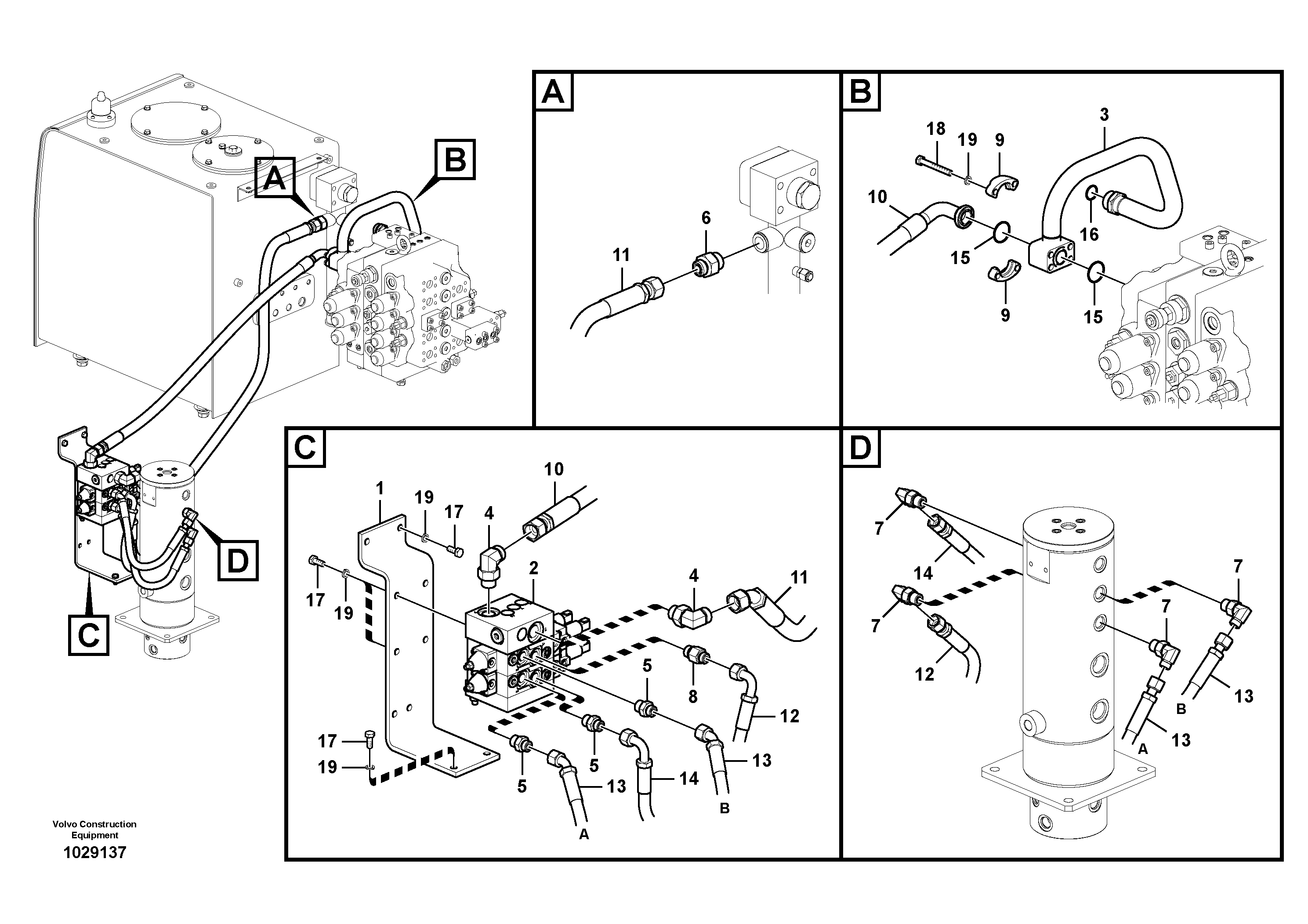 Seat frame VOE14587993 VOLVO