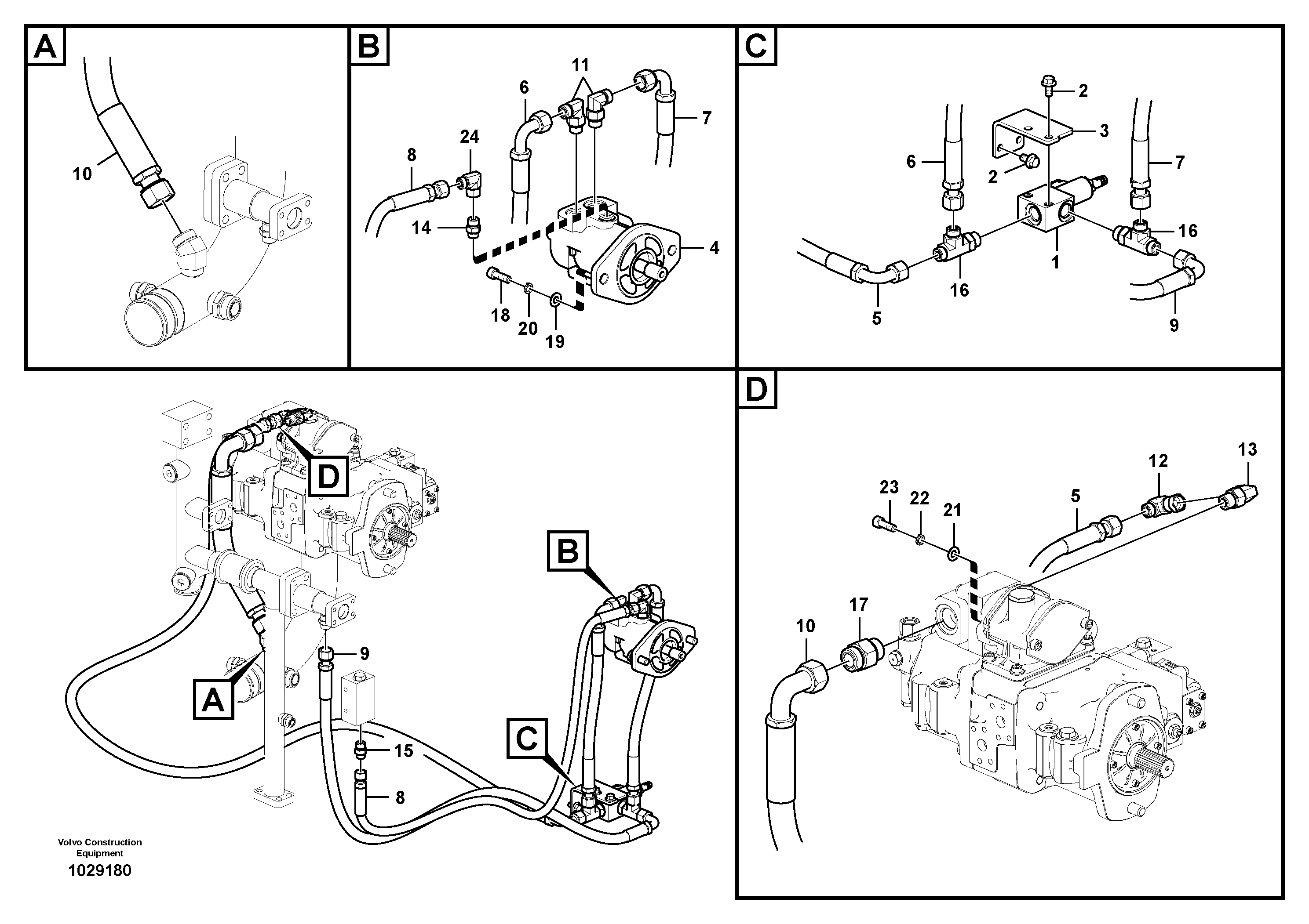 Bracket VOE14570822 VOLVO