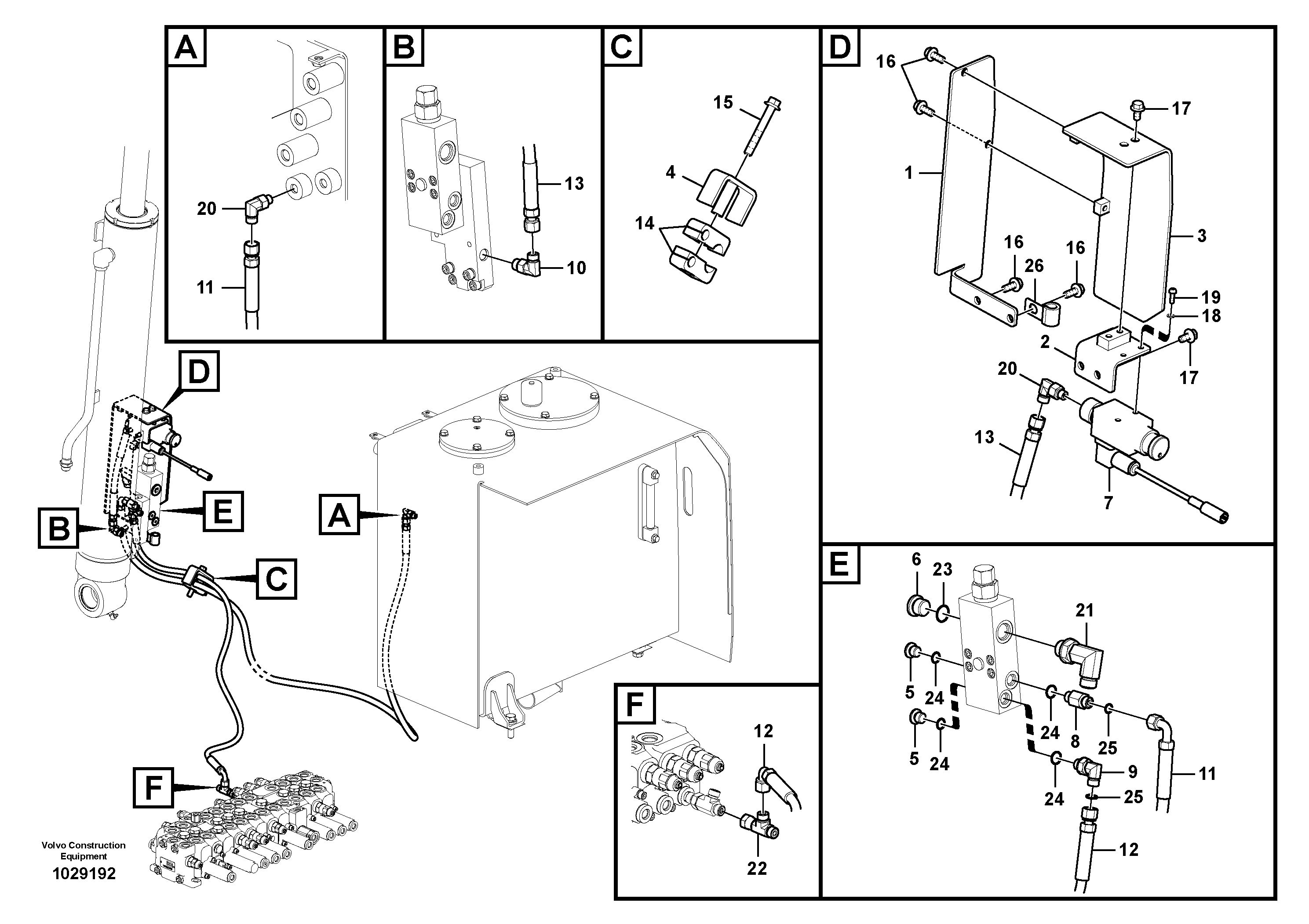 Seat frame VOE14565199 VOLVO