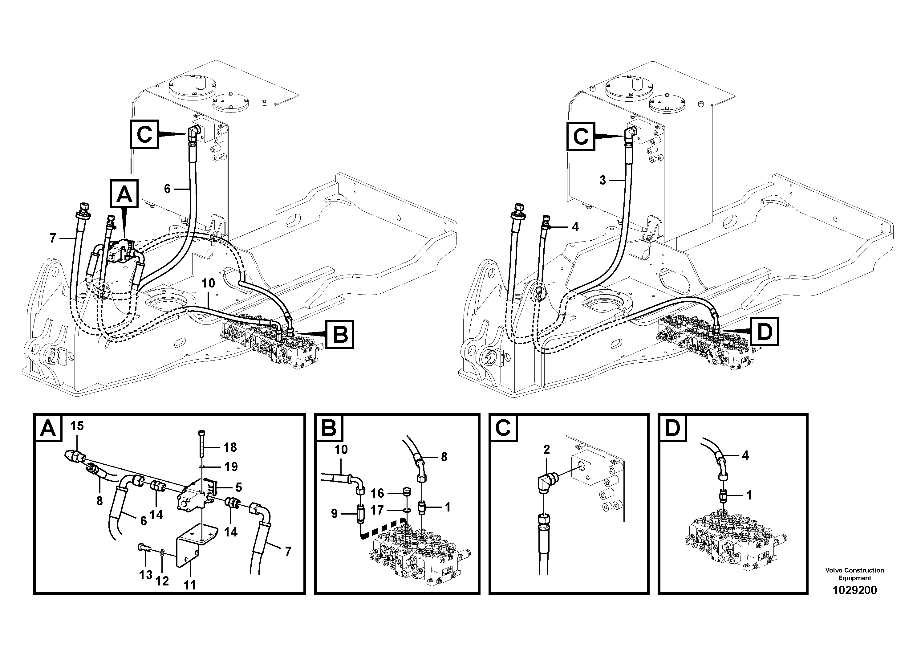 Timing gear casing VOE14882002 VOLVO