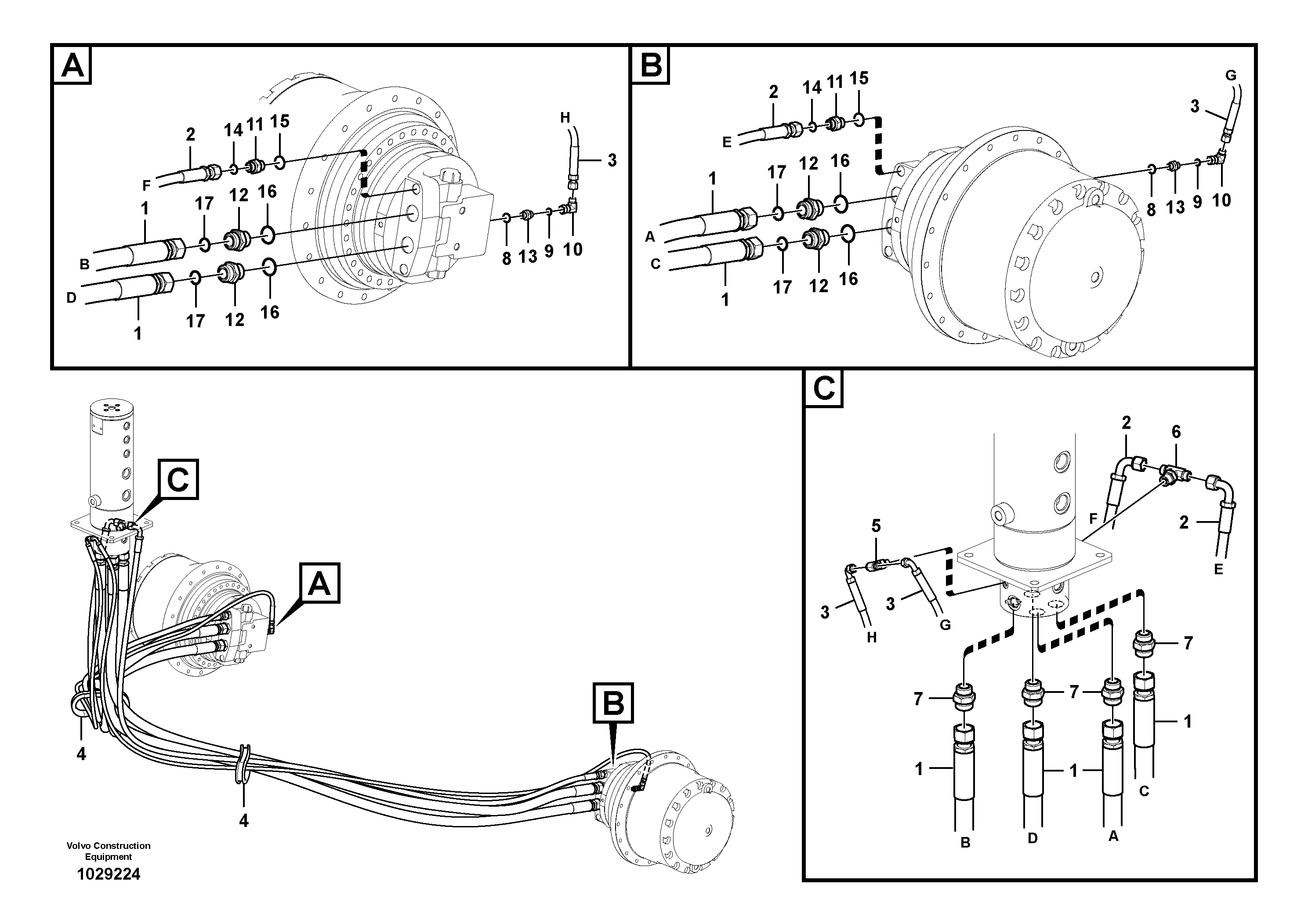 Timing gear casing VOE936671 VOLVO