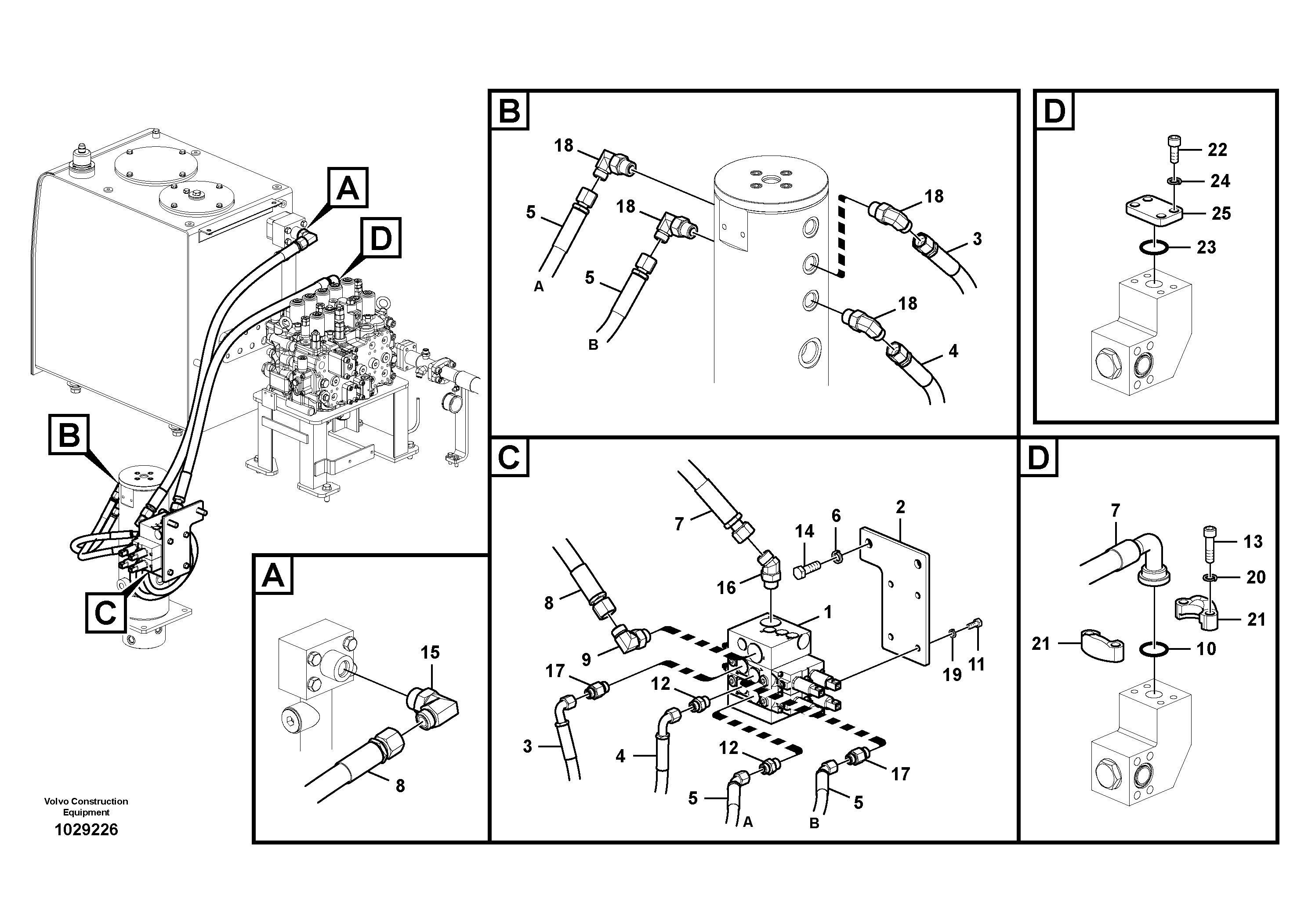 Timing gear casing VOE938236 VOLVO