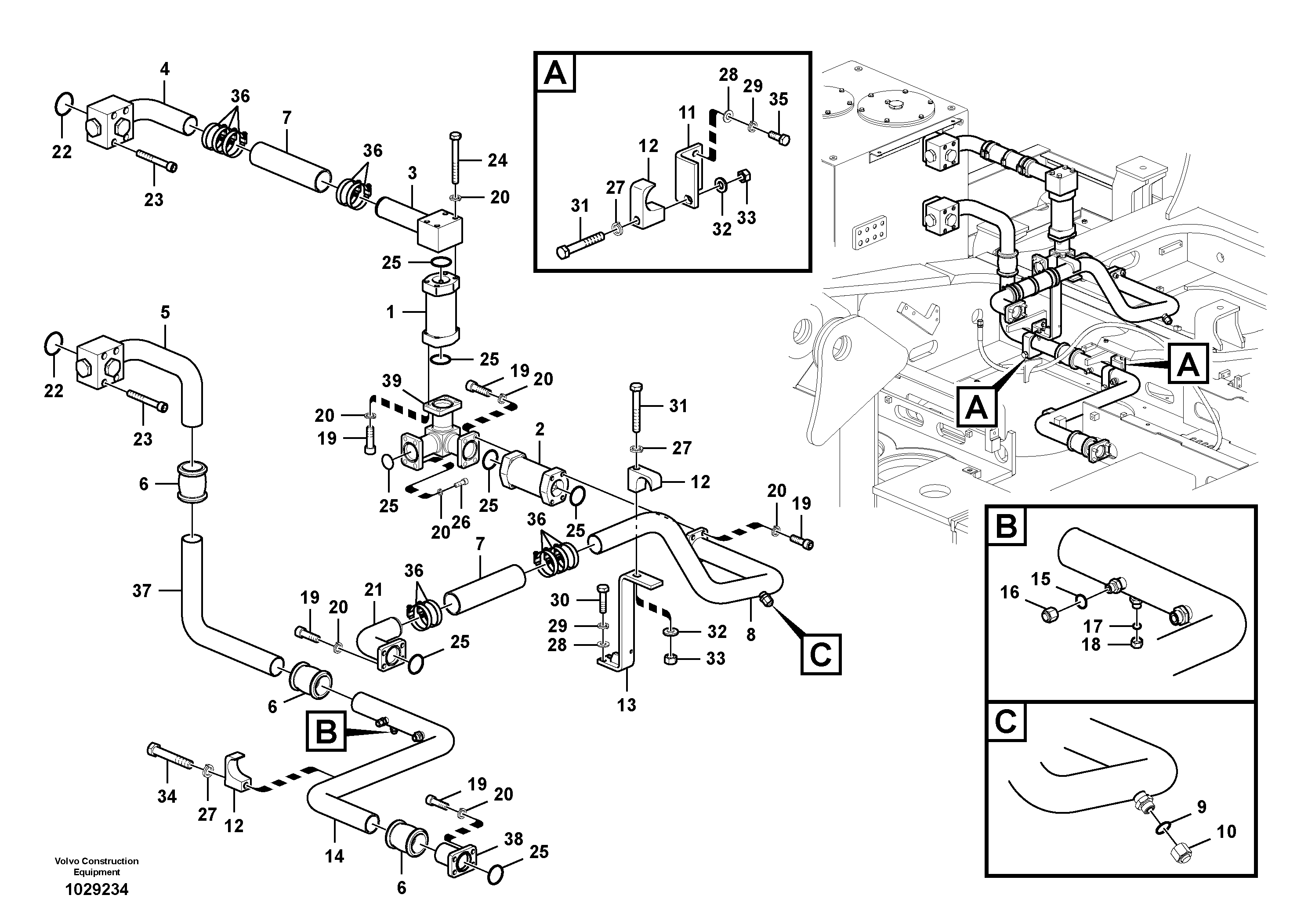 Bracket VOE14588019 VOLVO