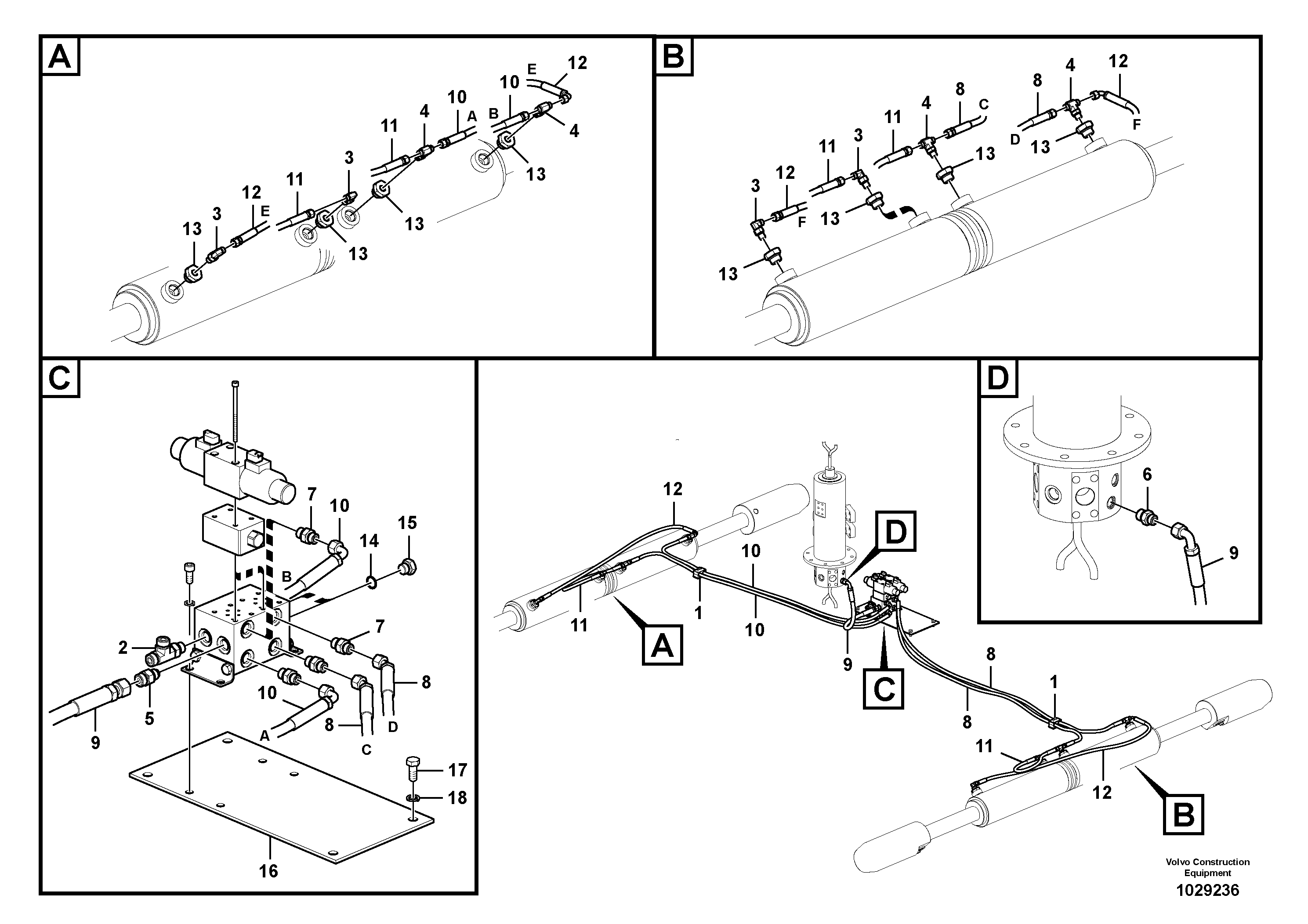 Timing gear casing VOE15081265 VOLVO