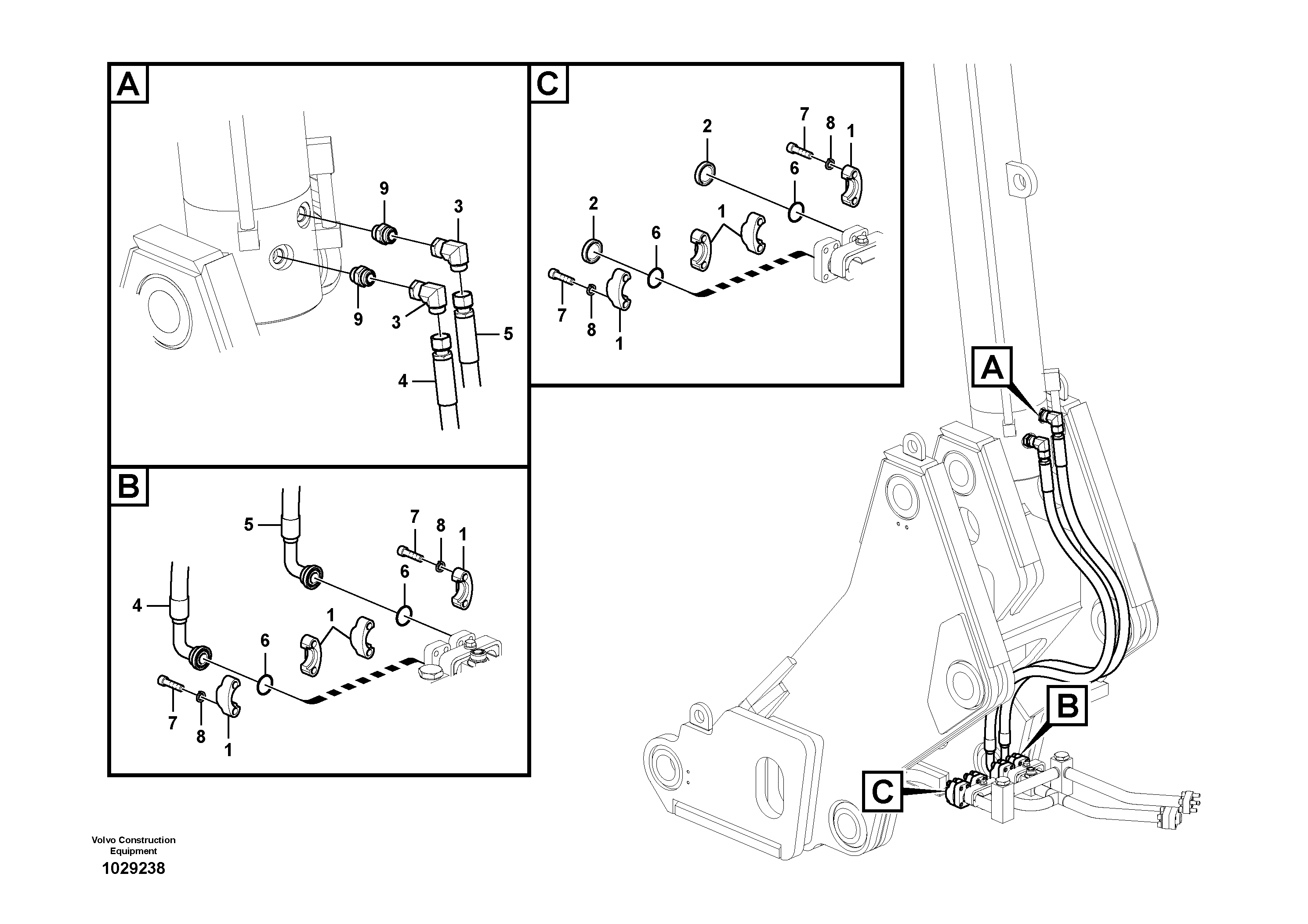 Timing gear casing VOE14882063 VOLVO