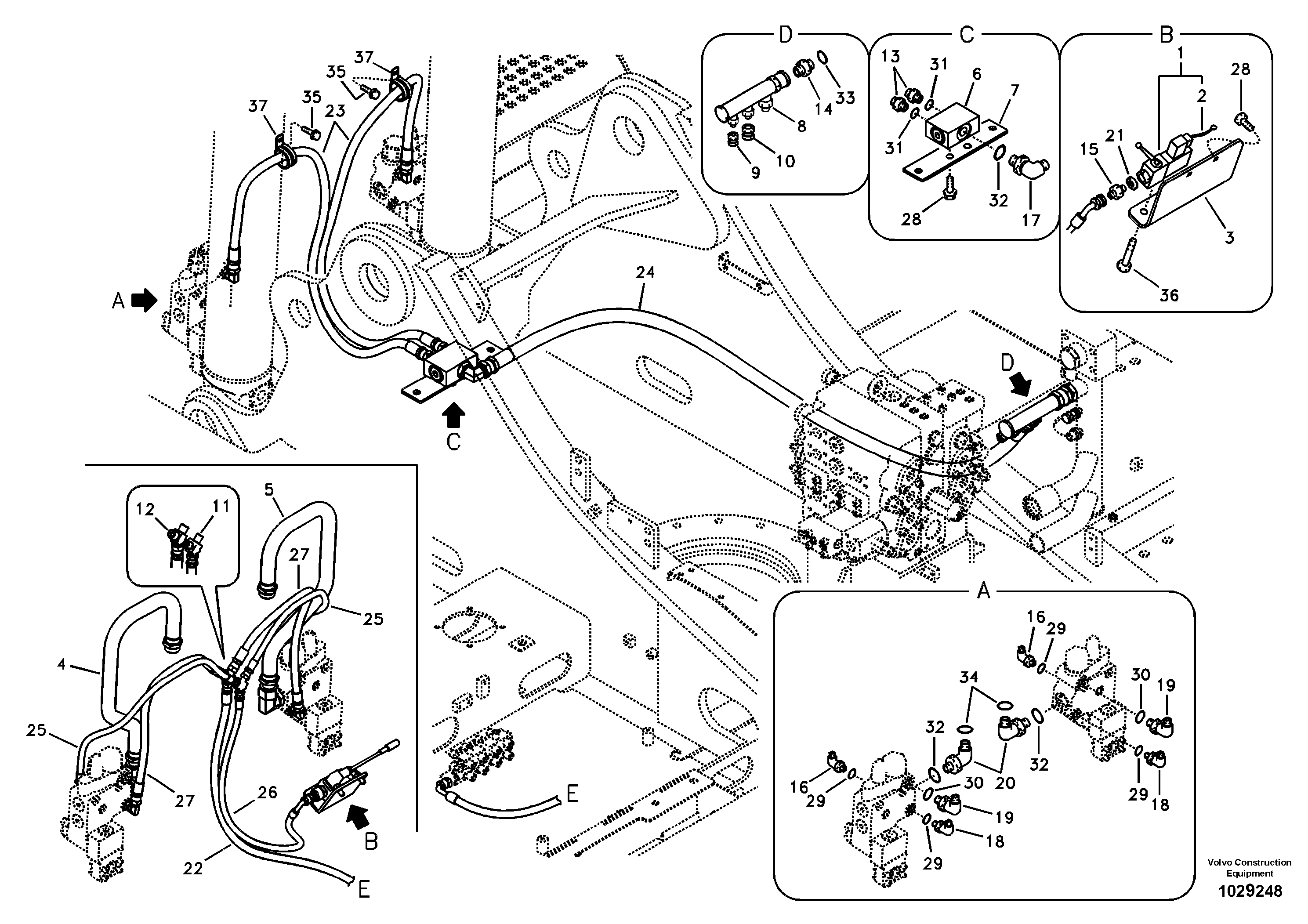 Timing gear casing SA9451-02615 VOLVO