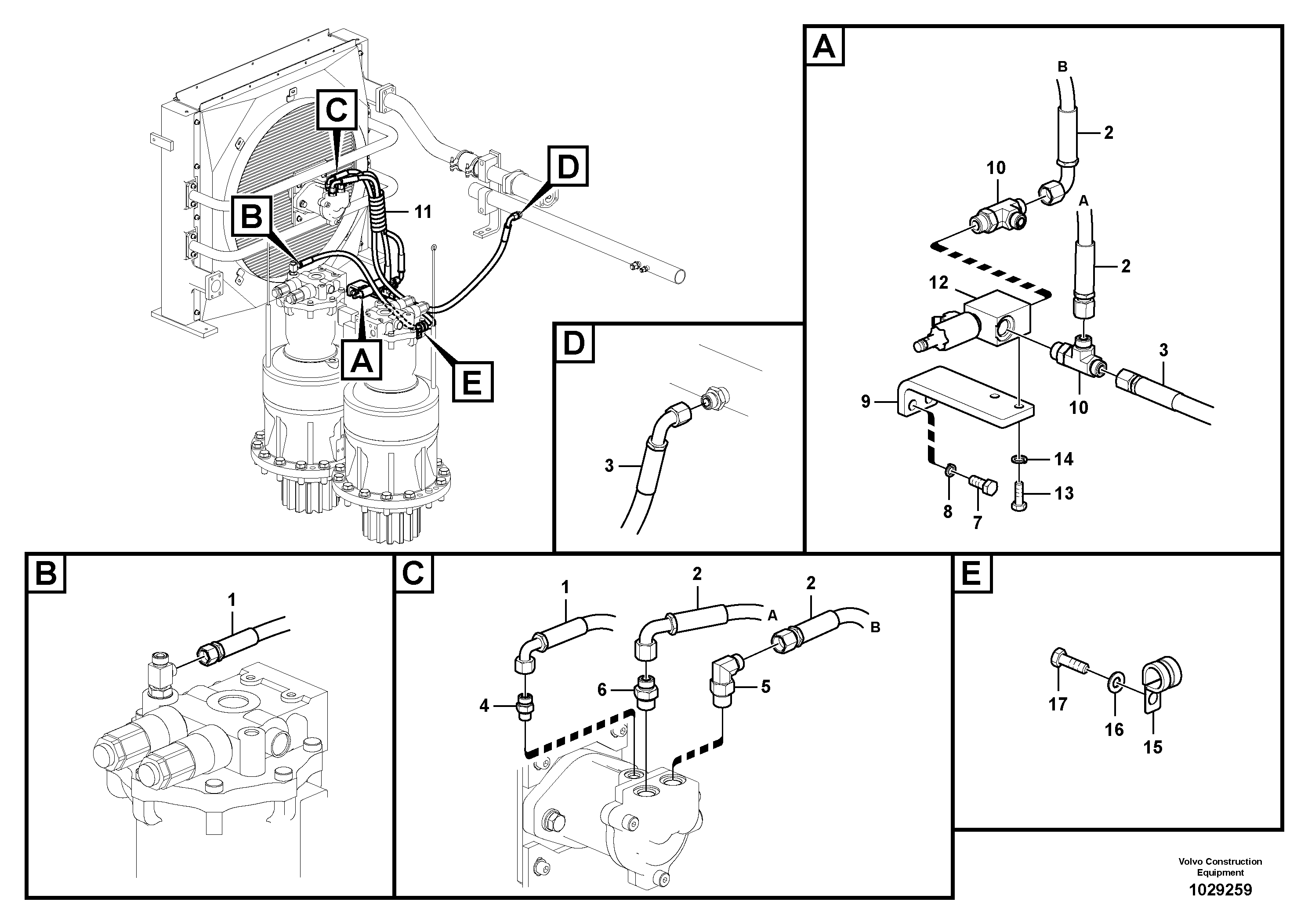 Timing gear casing VOE936918 VOLVO