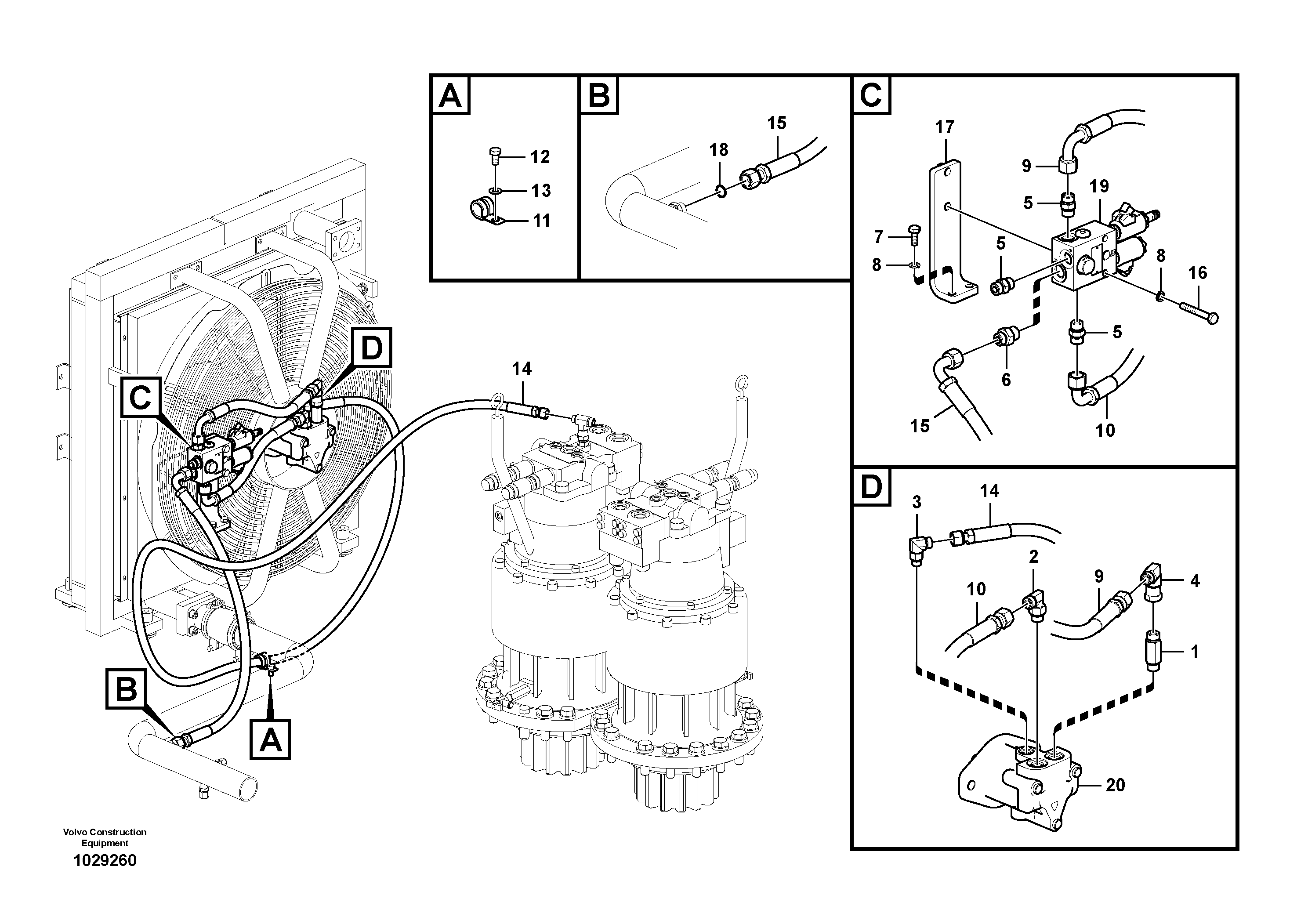 Seat frame VOE14567302 VOLVO