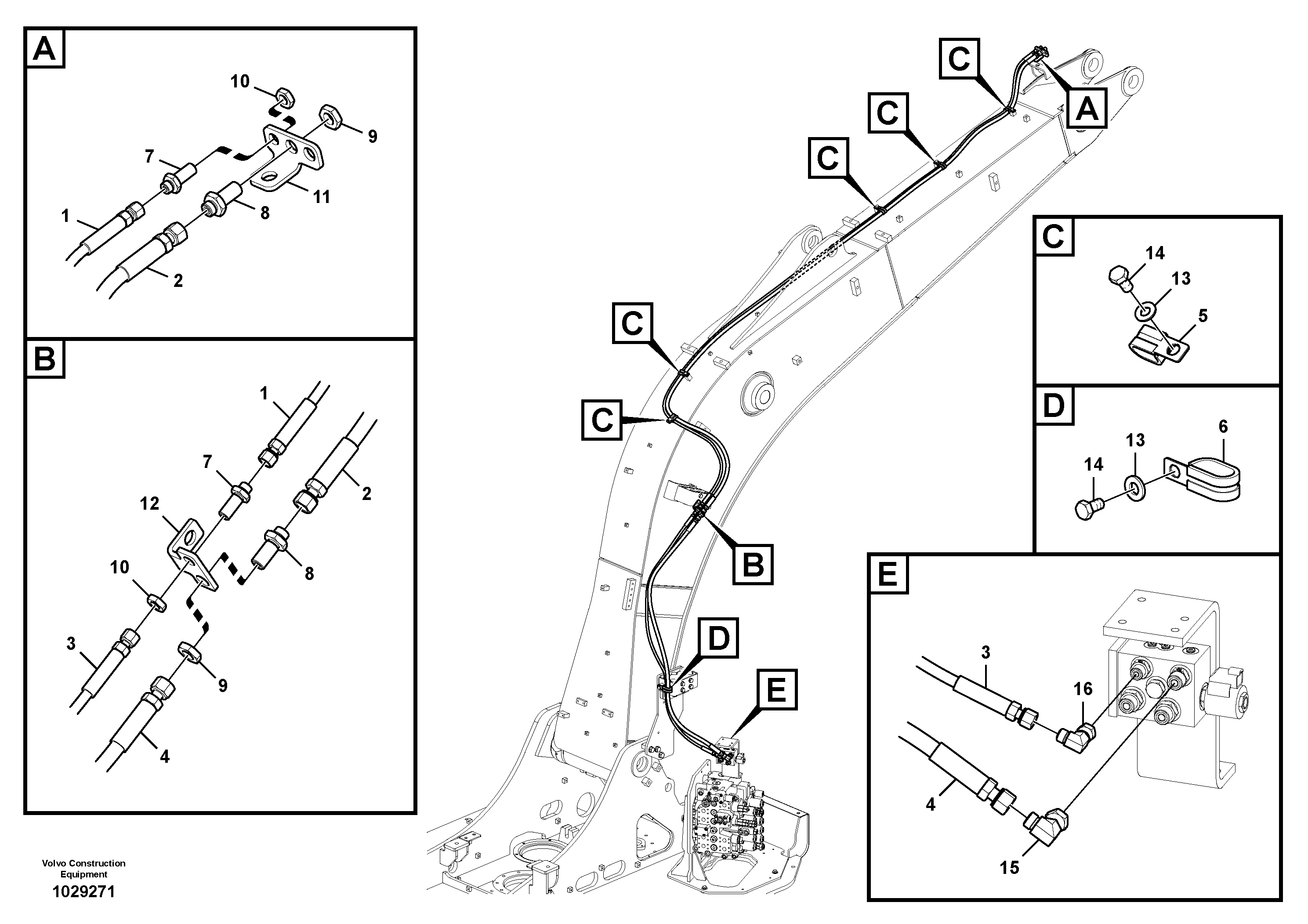 Timing gear casing VOE15063758 VOLVO