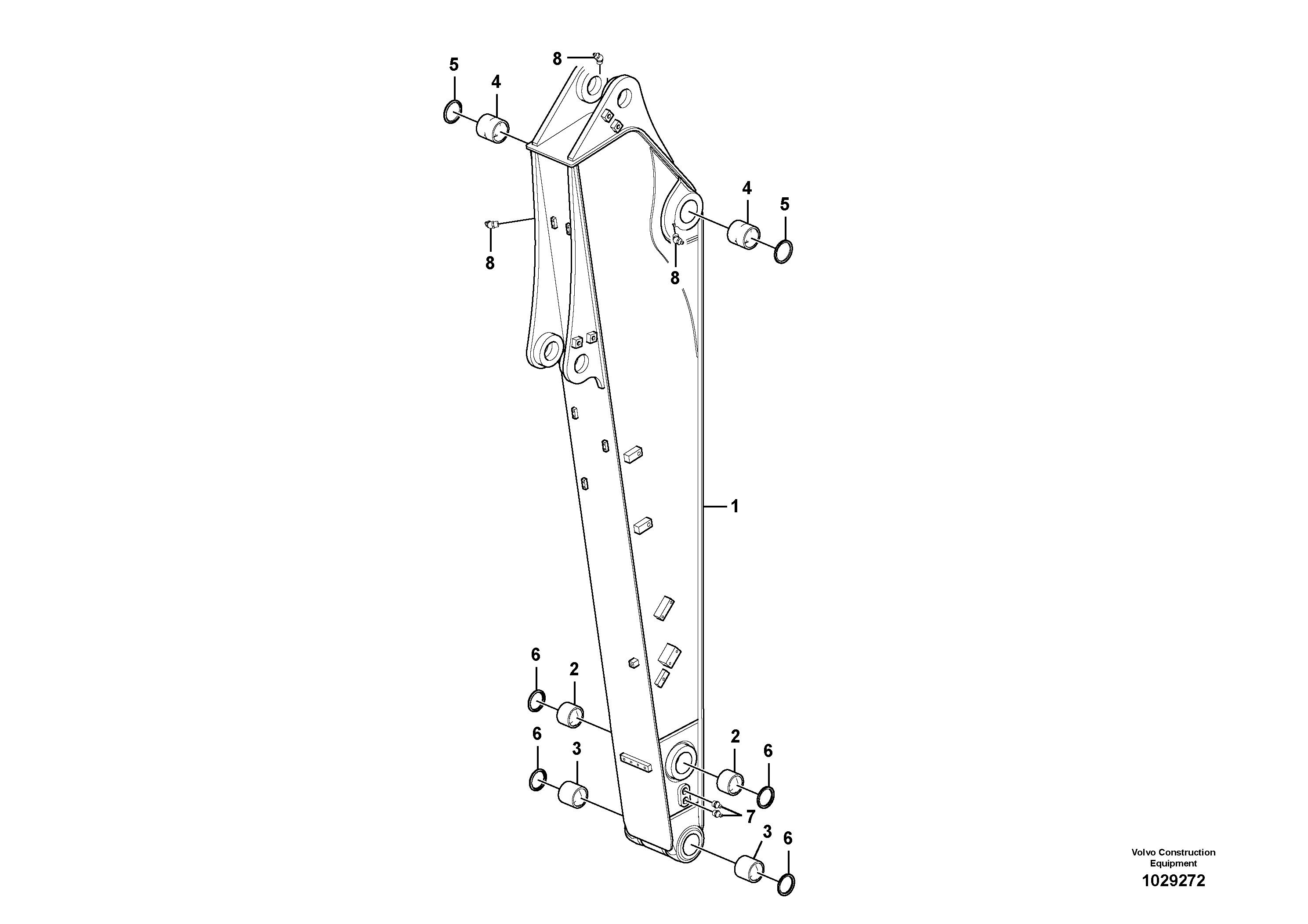 Dipper Arm RM/VOE14726400 VOLVO