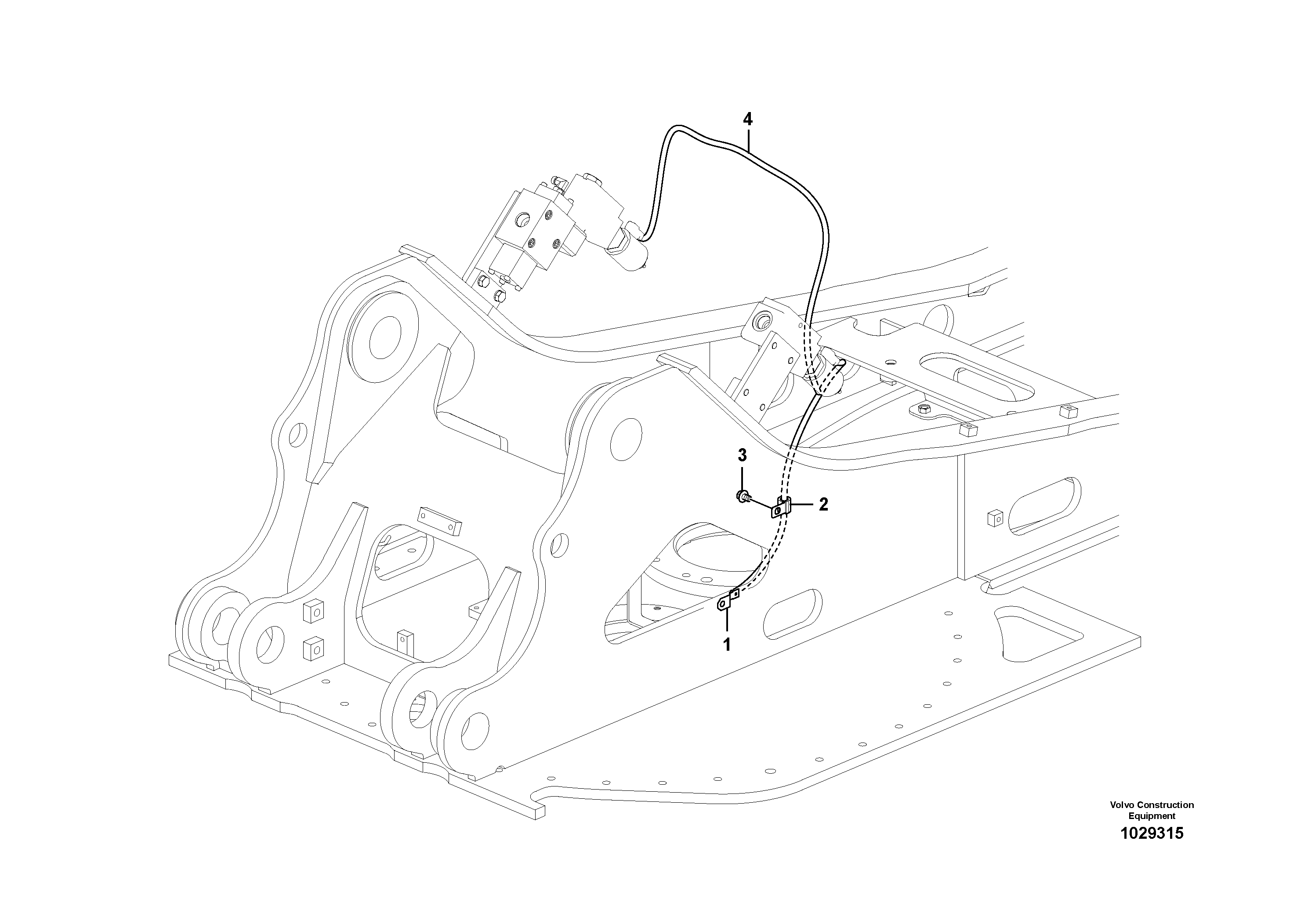 Support Leg VOE14570245 VOLVO