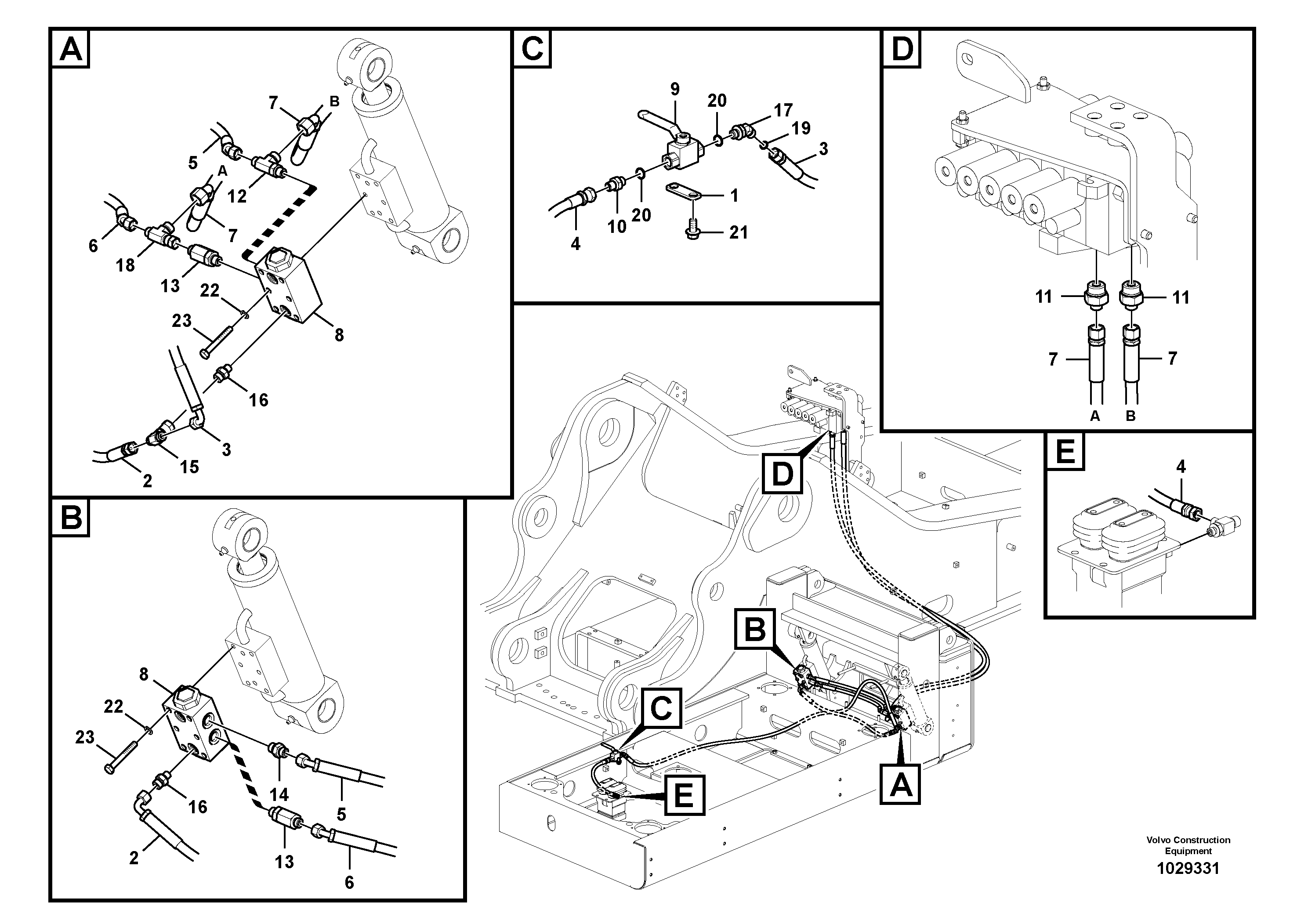 Timing gear casing VOE936434 VOLVO