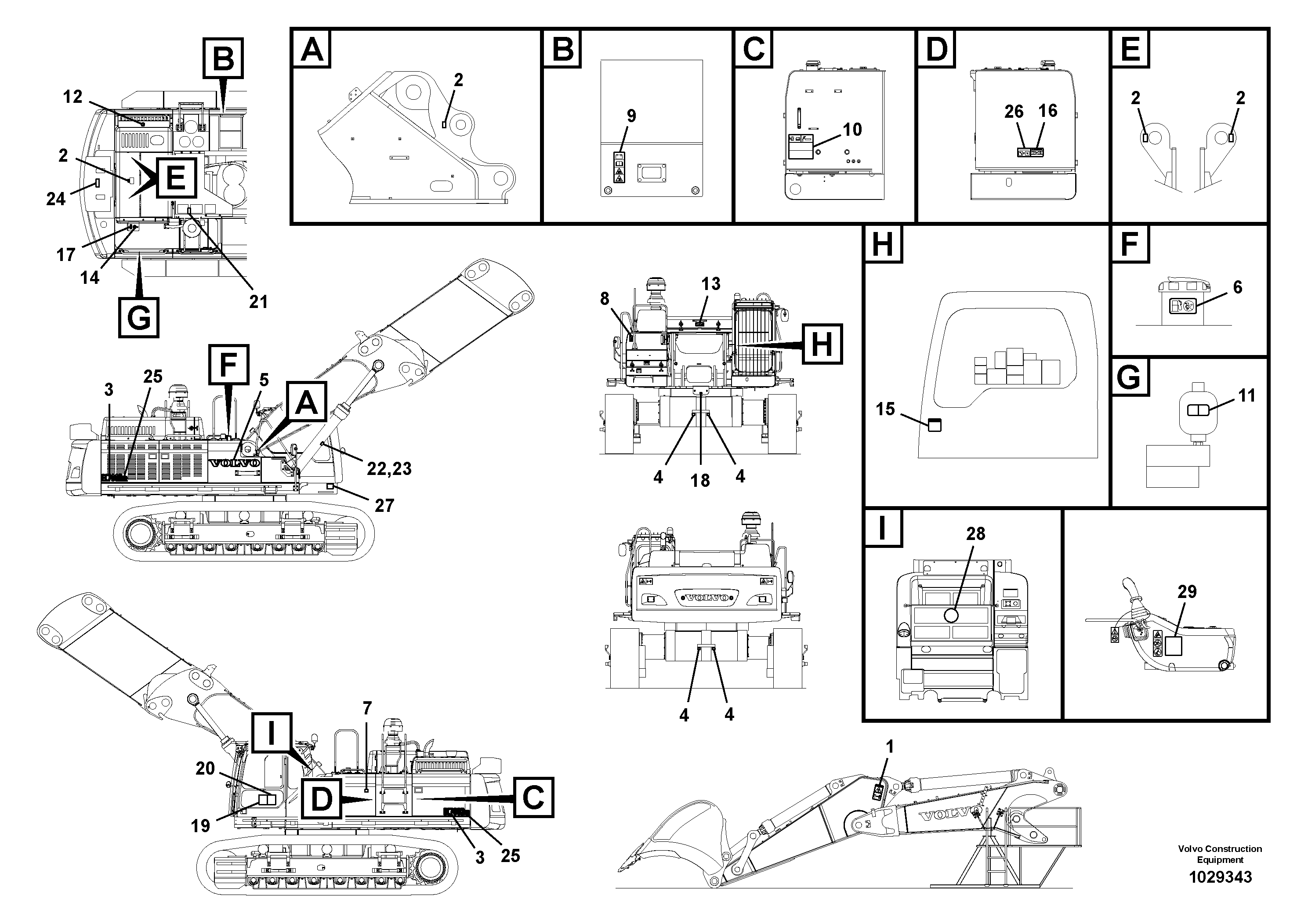 Cylinder Block VOE16203797 VOLVO