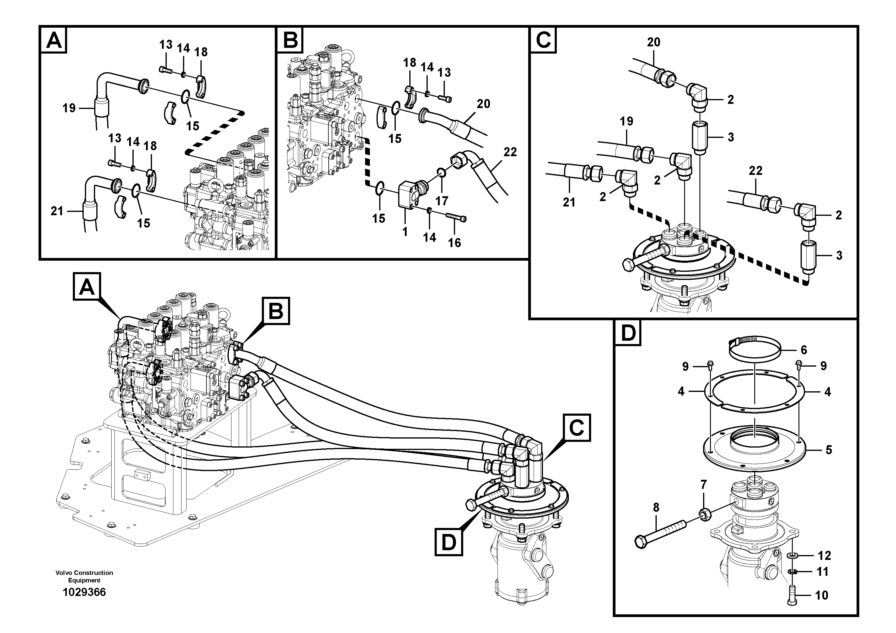Timing gear casing VOE938440 VOLVO