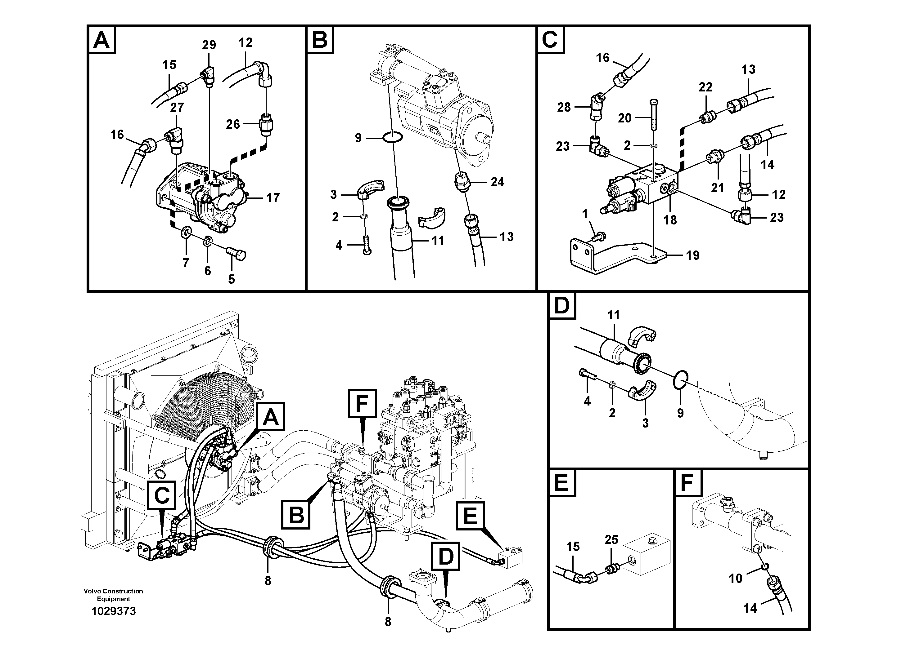 Timing gear casing VOE938263 VOLVO