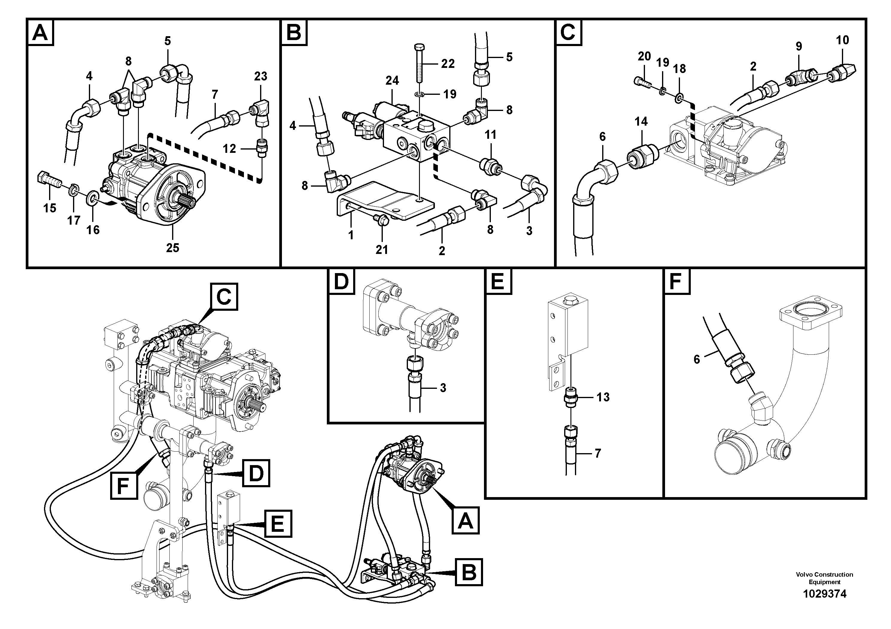 Timing gear casing VOE15042427 VOLVO
