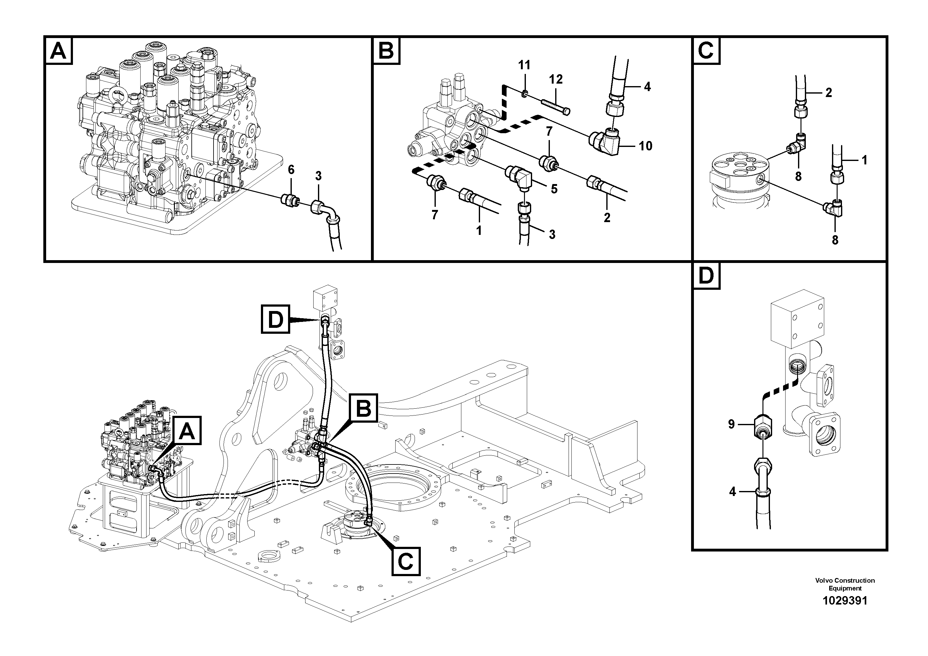 Timing gear casing VOE938080 VOLVO