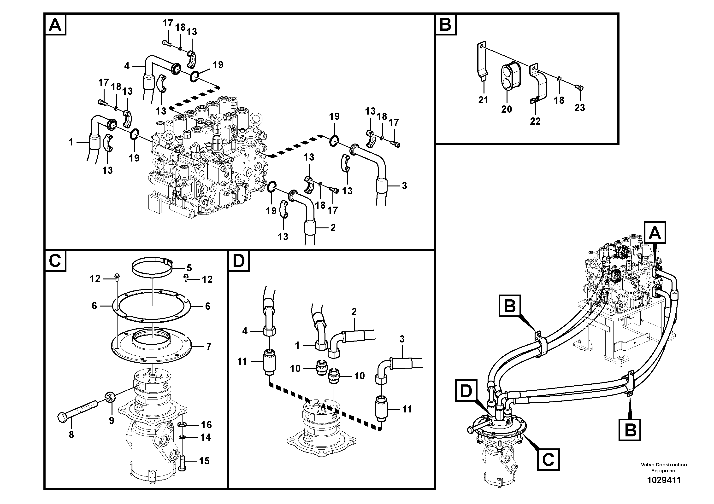 Clip RM/VOE14557516 VOLVO