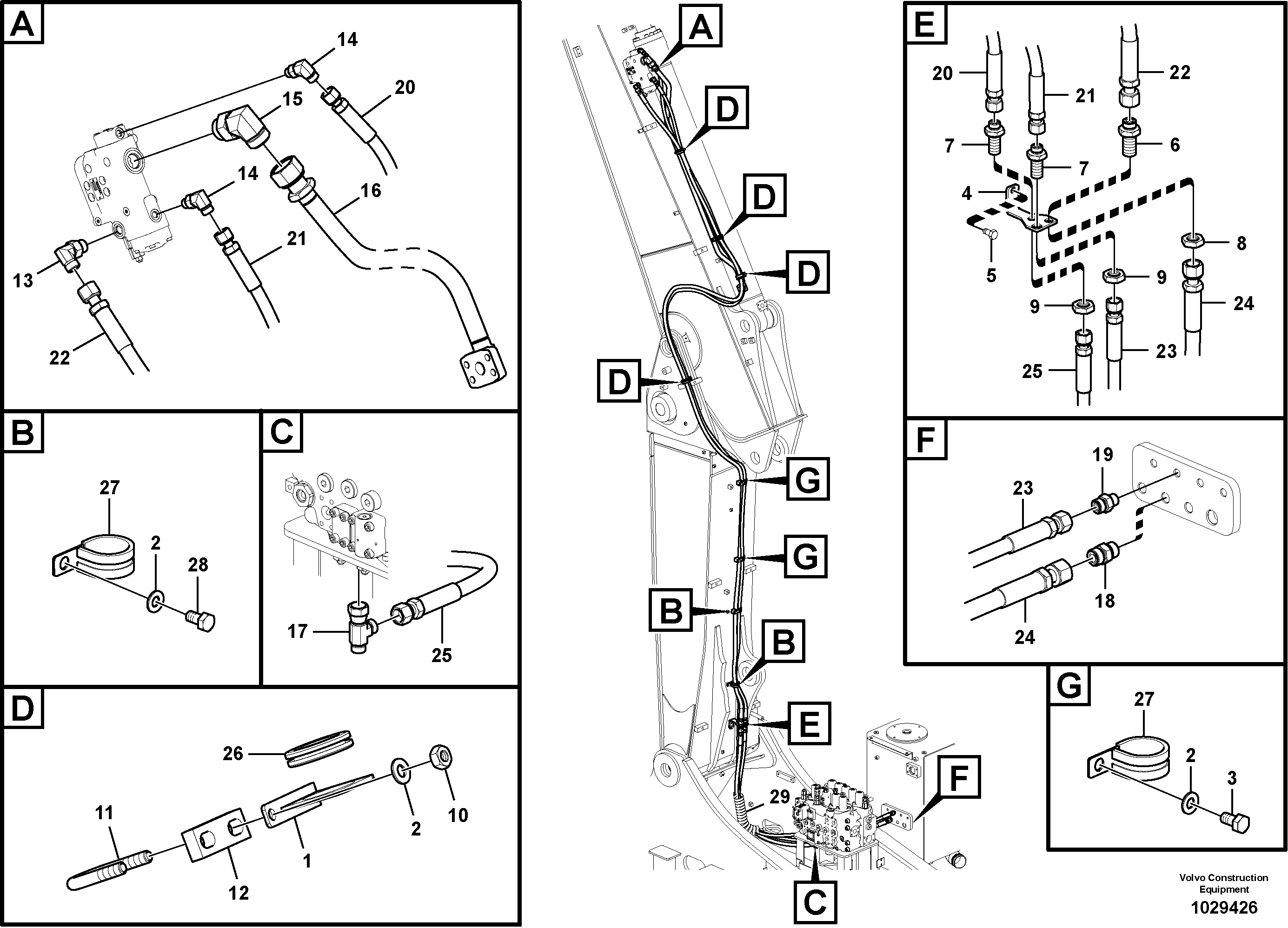 Timing gear casing VOE15040555 VOLVO