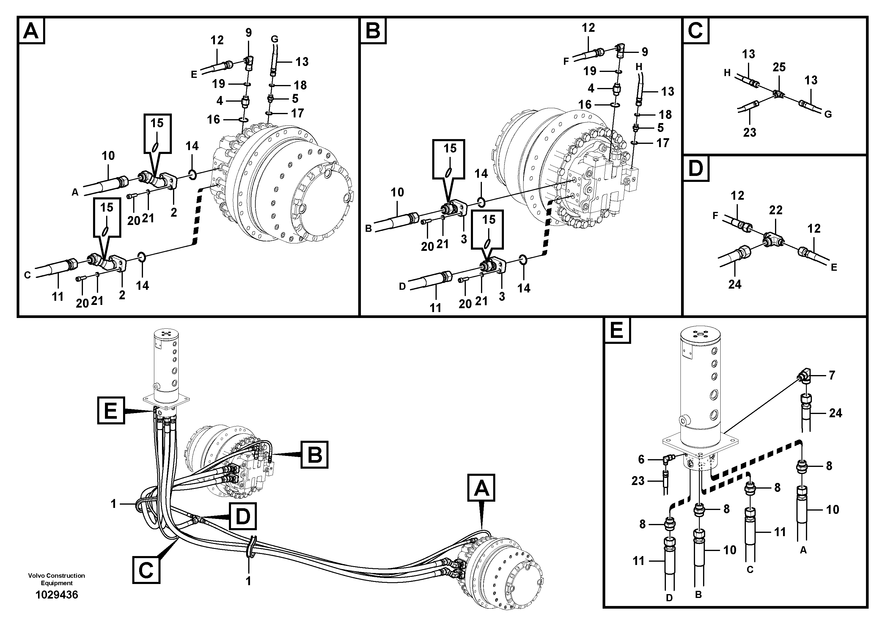 Timing gear casing VOE15045192 VOLVO
