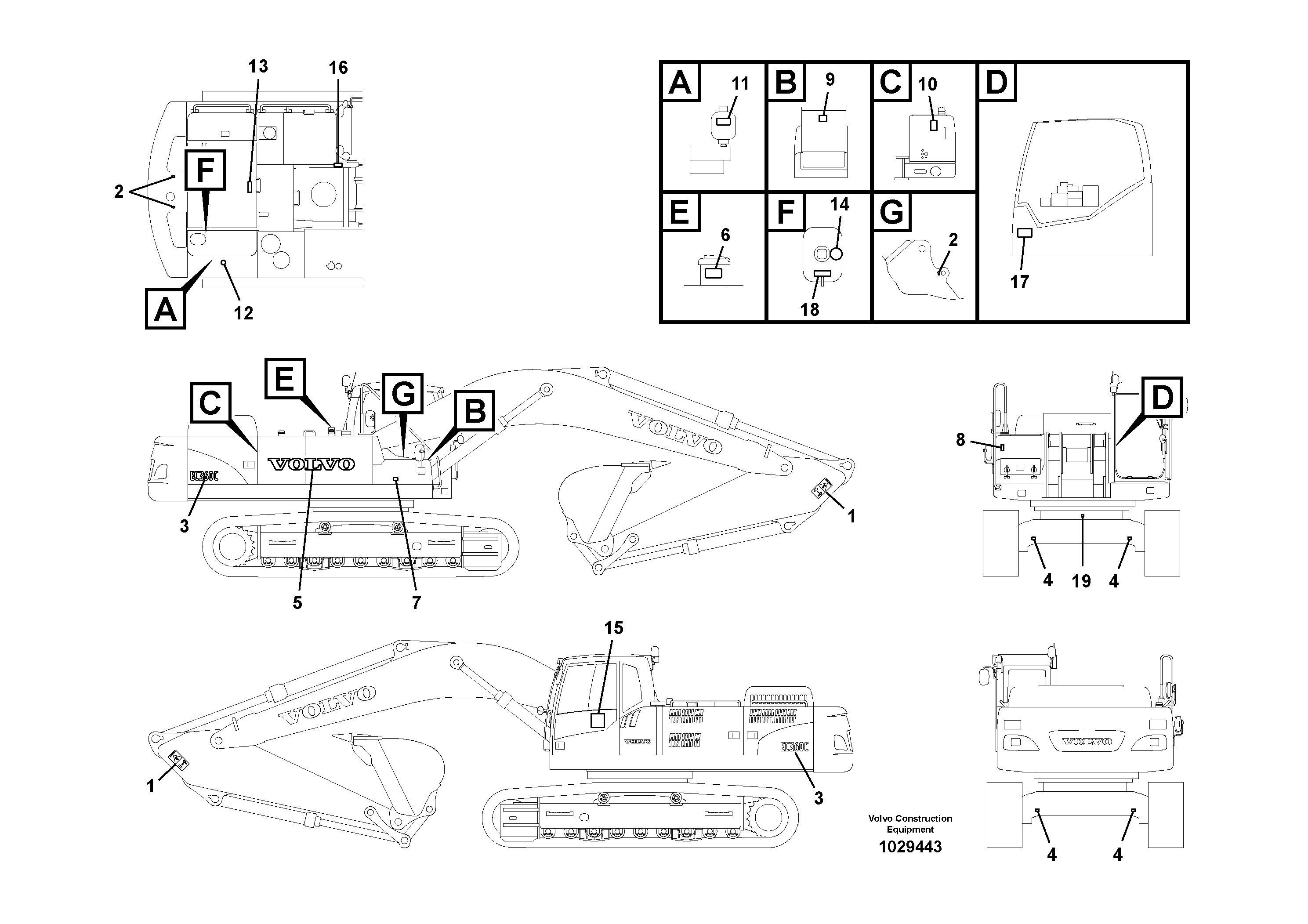 Cylinder Block VOE14588418 VOLVO
