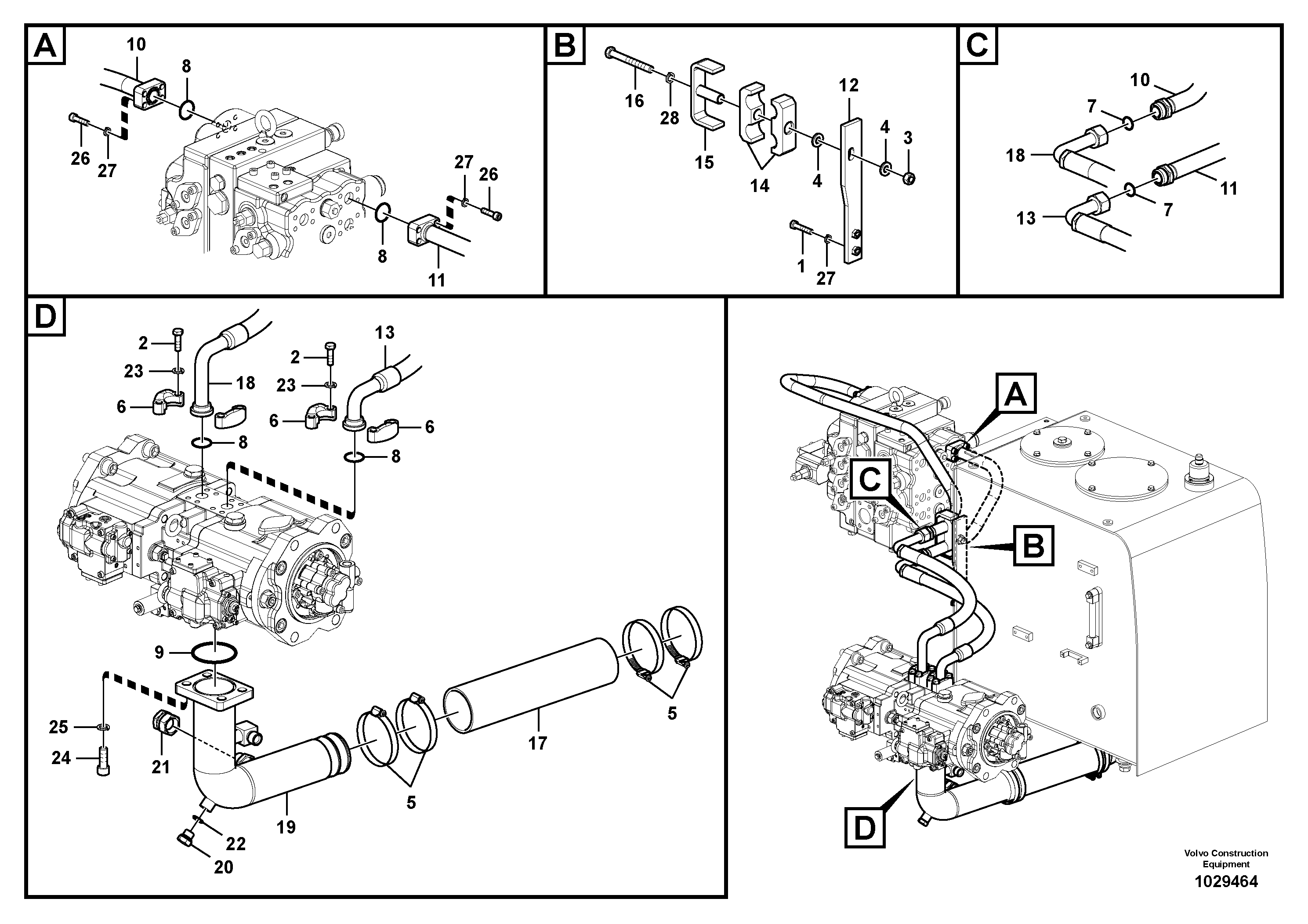 Timing gear casing VOE14880327 VOLVO