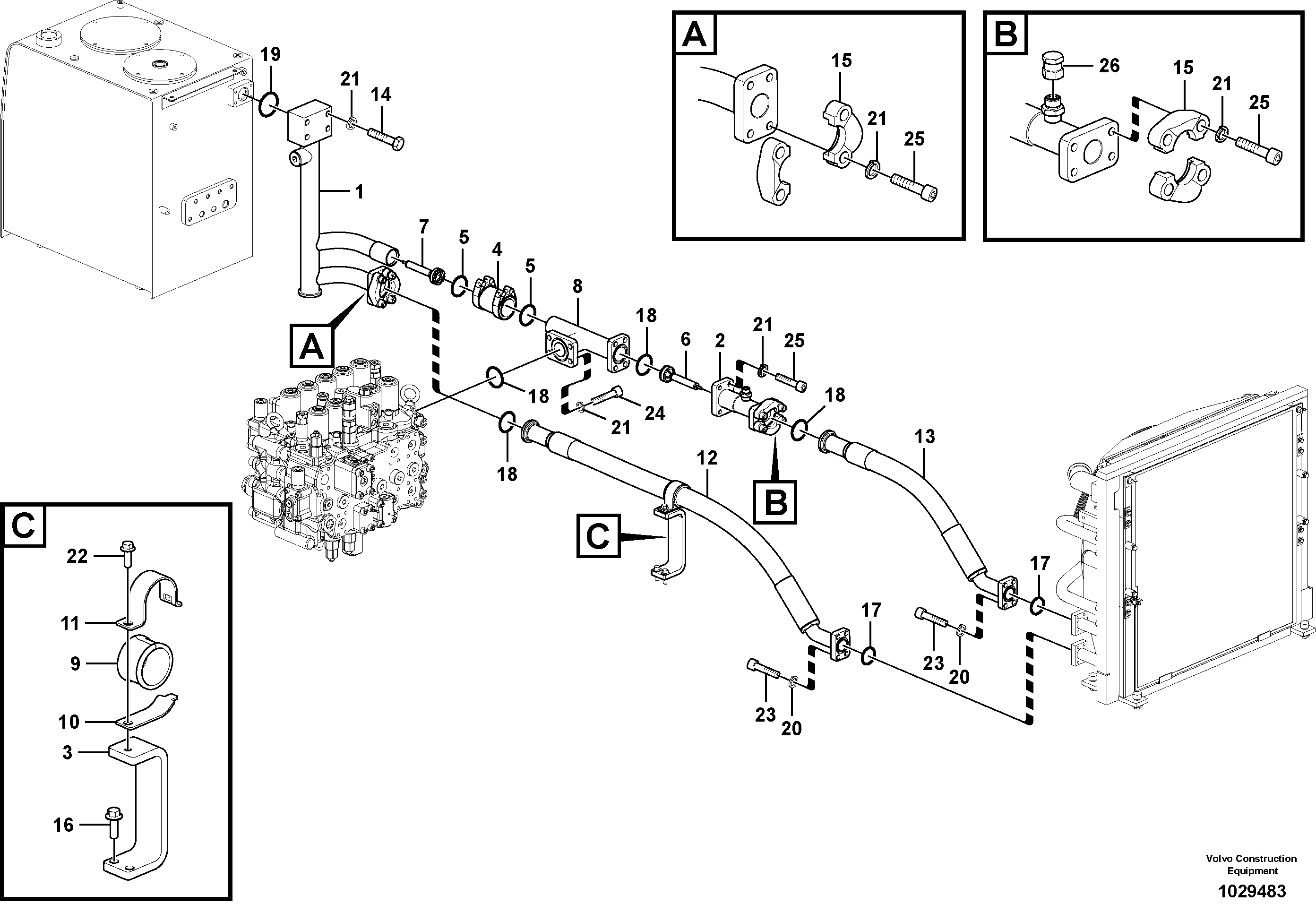Press. lim. valve RM/VOE14576847 VOLVO