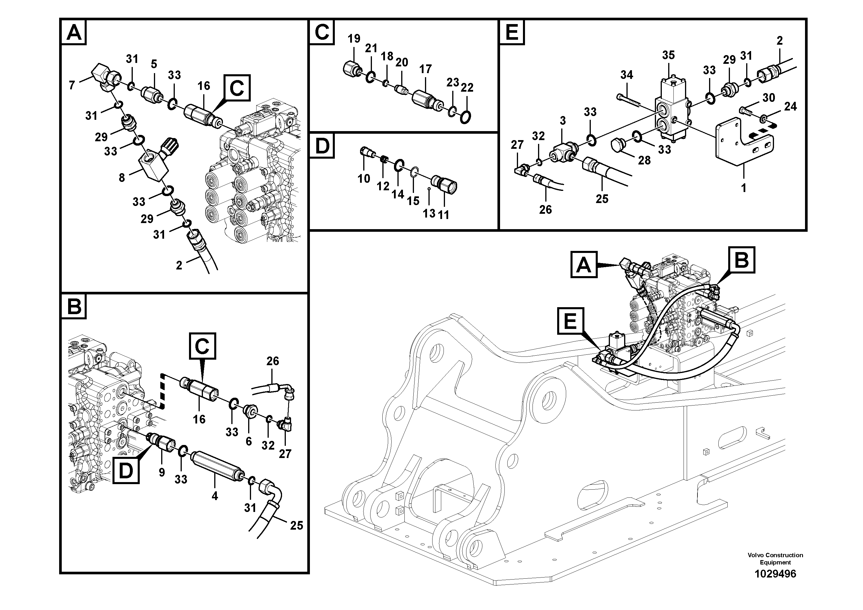 Timing gear casing VOE936474 VOLVO
