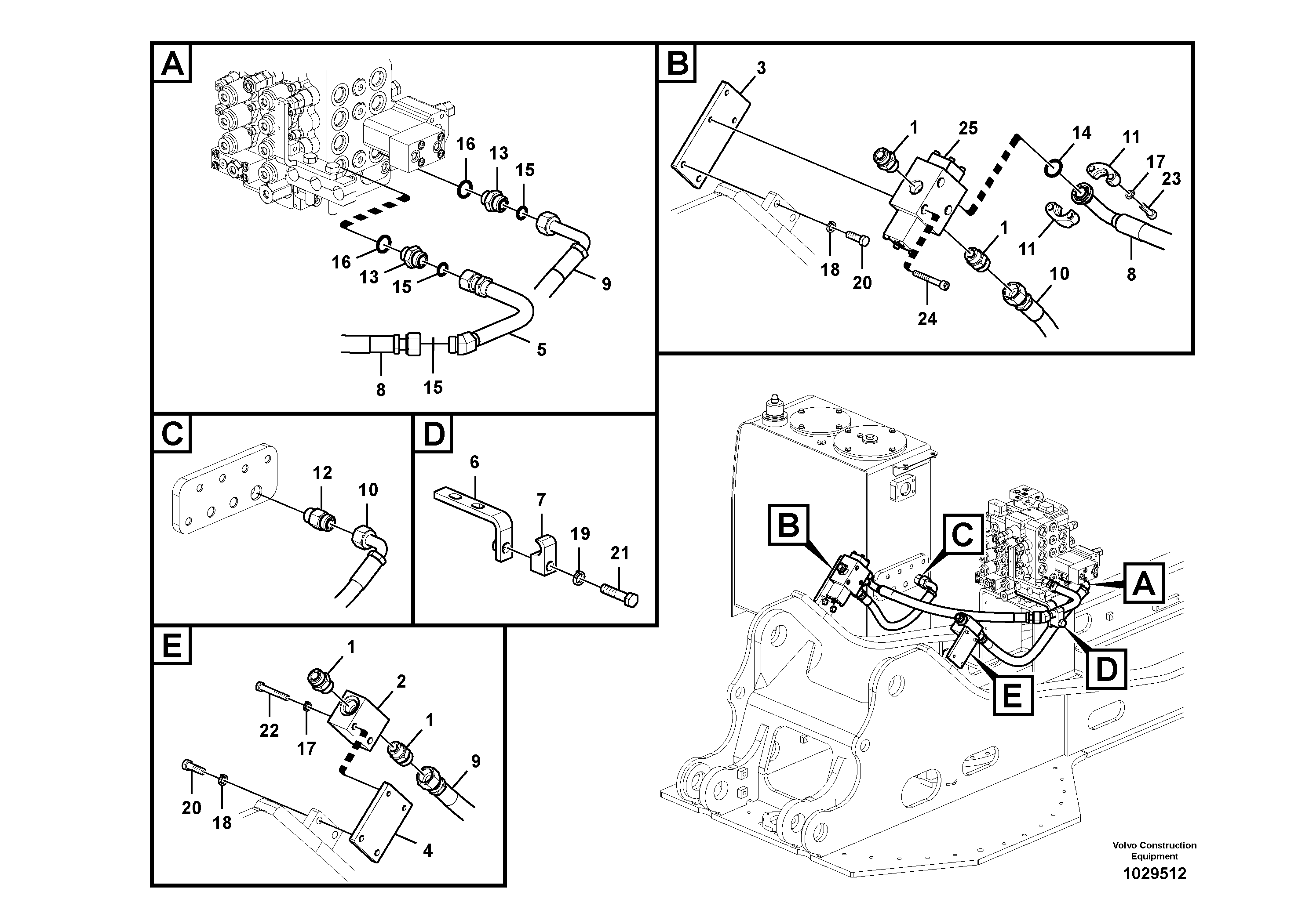 Seat frame VOE14589765 VOLVO