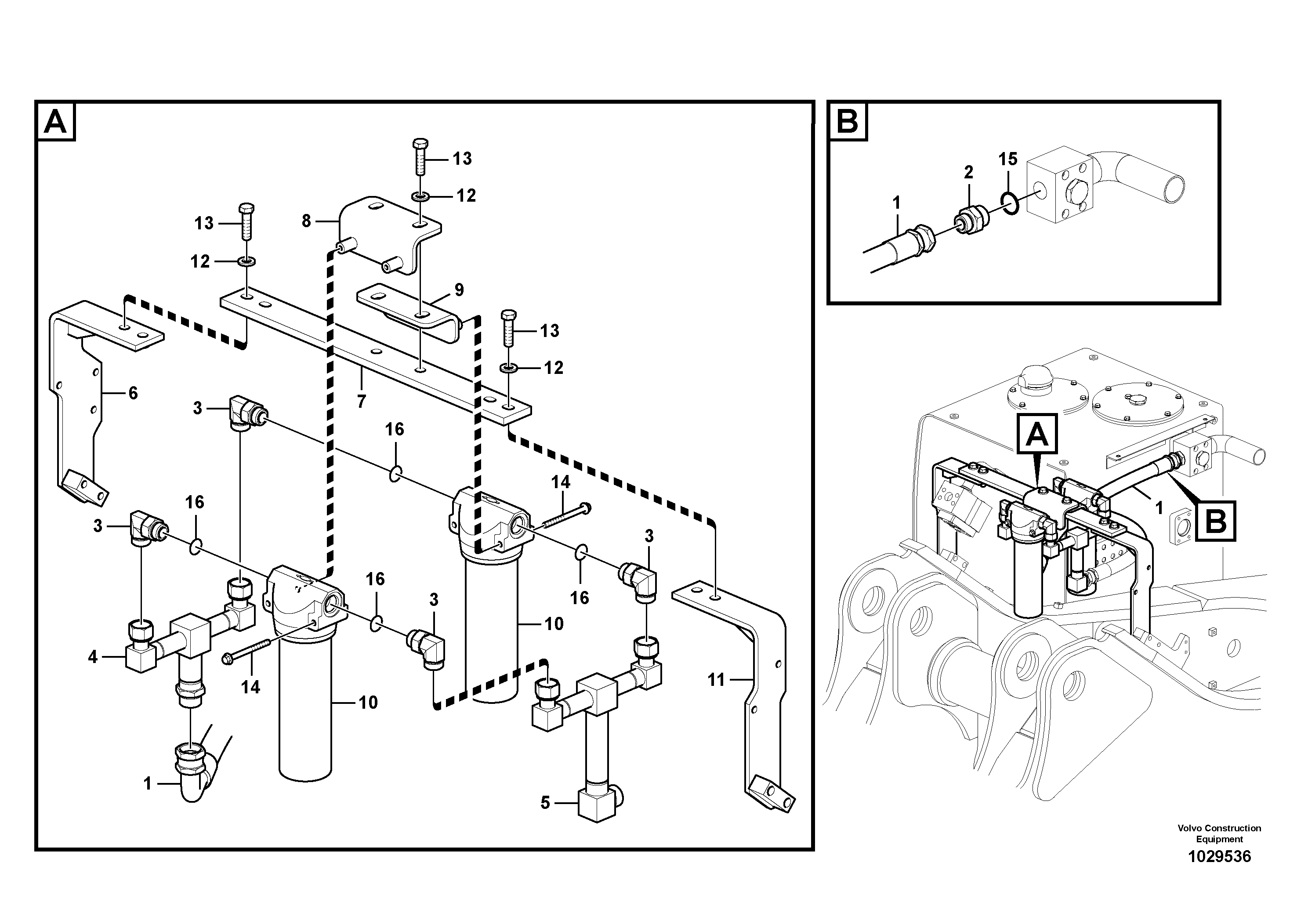 Bracket VOE14508328 VOLVO